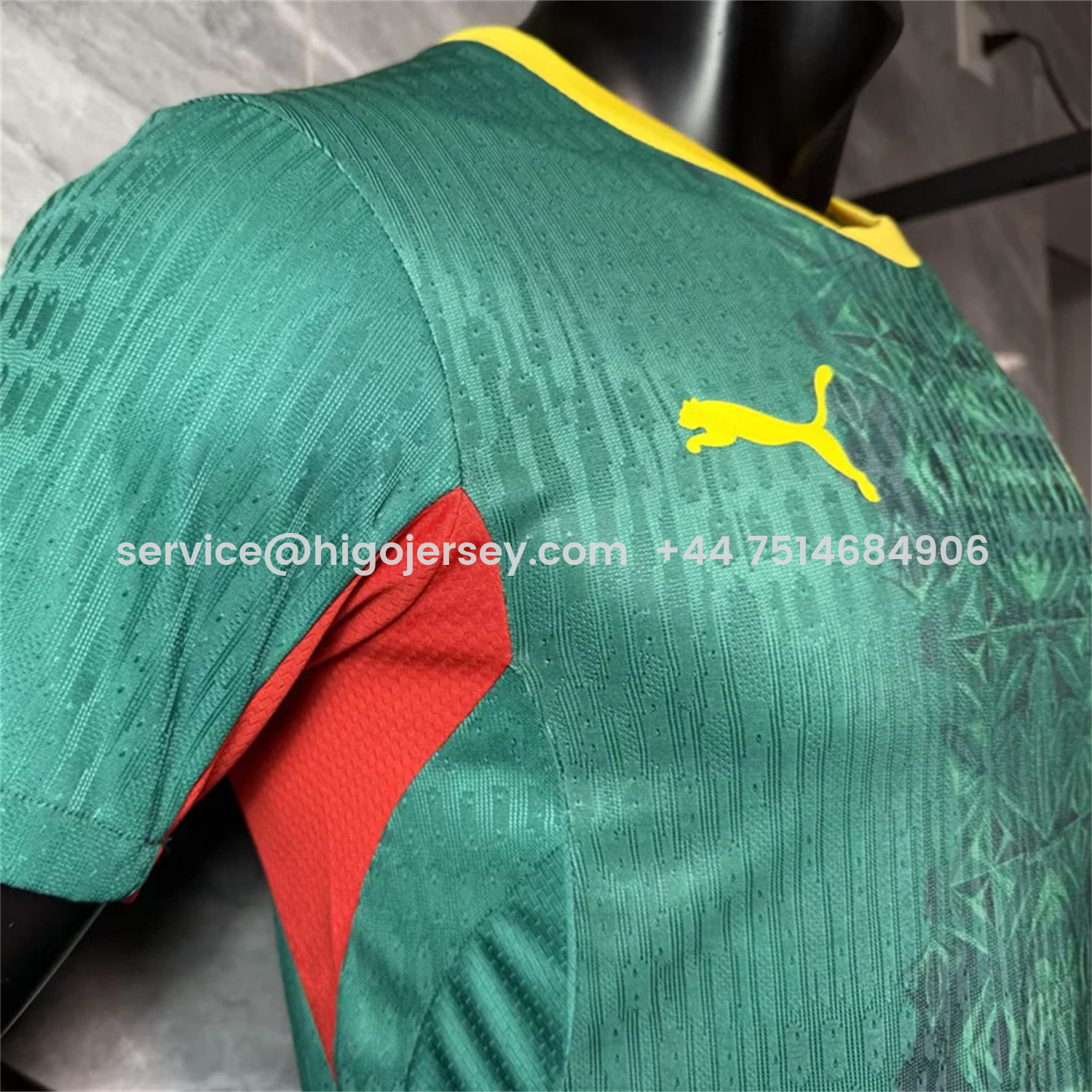 Higojerseys-Senegal 2026 Away Green Jersey - Player Version