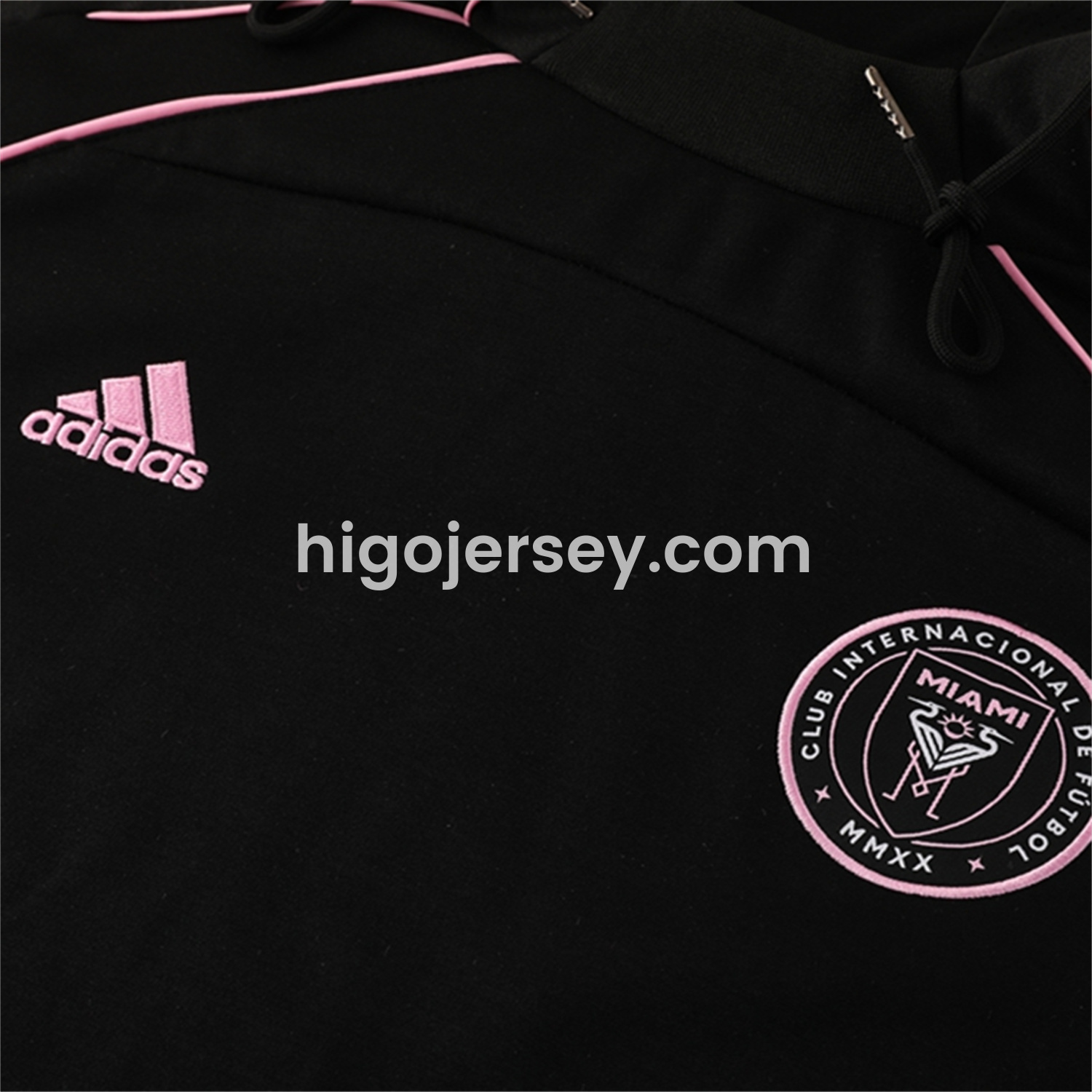 Higojerseys-INT M.A.M 25-26 Long Sleeves Training Hoodie Set - Black Hoodie + Pants