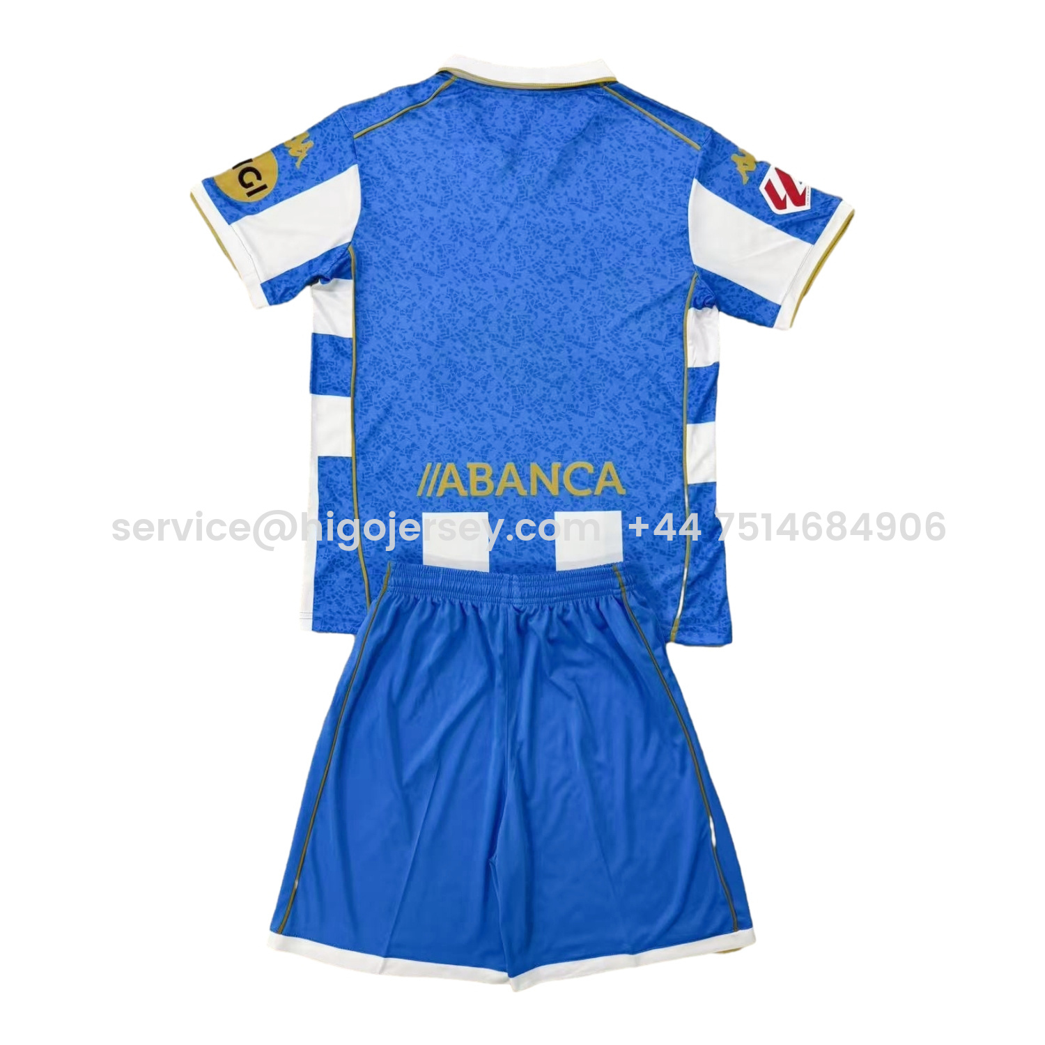 Higojerseys-Deportivo de La Coruña 25-26 Home Men's Adult Jersey Set - Fans Version