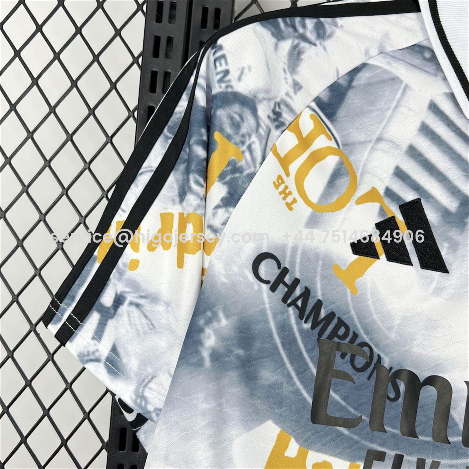 Higojerseys-Real Madrid 25-26 Capture Of Camp Nou POLO White Special Jersey - Fans Version