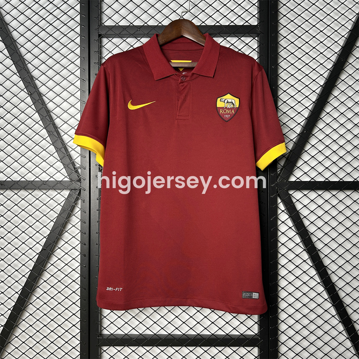 Higojerseys-Retro Roma 2014-15 Home Jersey