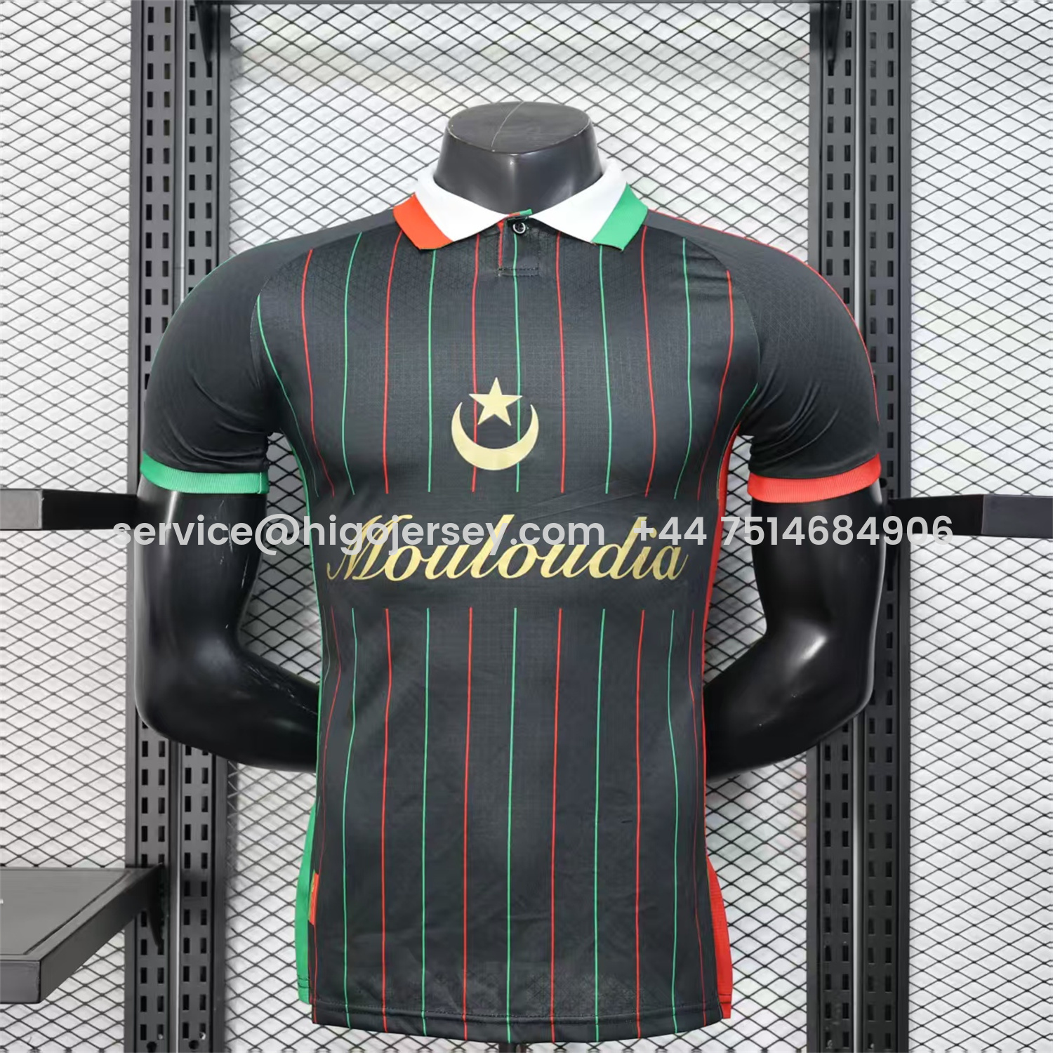 Higojerseys-Club Deportivo Palestino Palestine 25-26 Black Special Jersey - Player Version