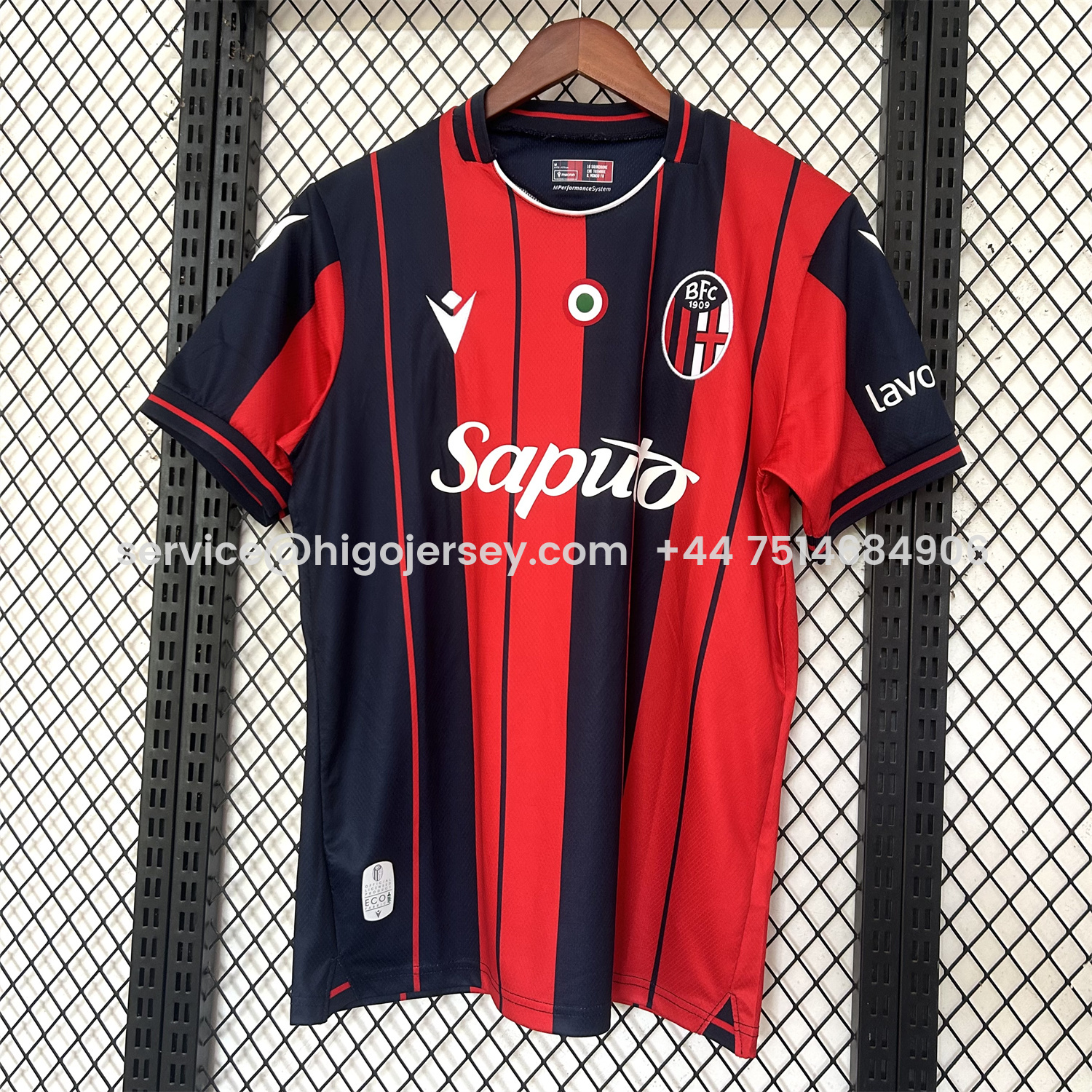 Higojerseys-Bologna 25-26 Home Jersey - Fans Version