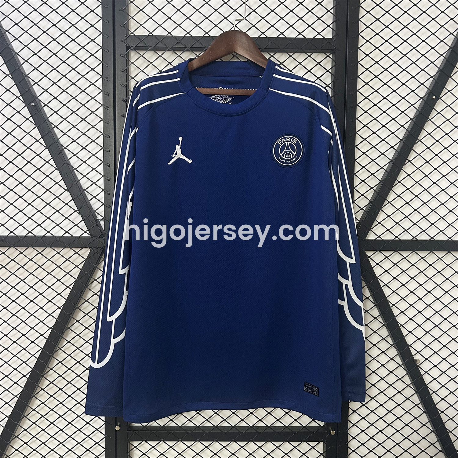 Higojerseys-Paris Saint-Germain PSG 24-25 Fourth Unsponsored Long Sleeves Jersey - Fans Version