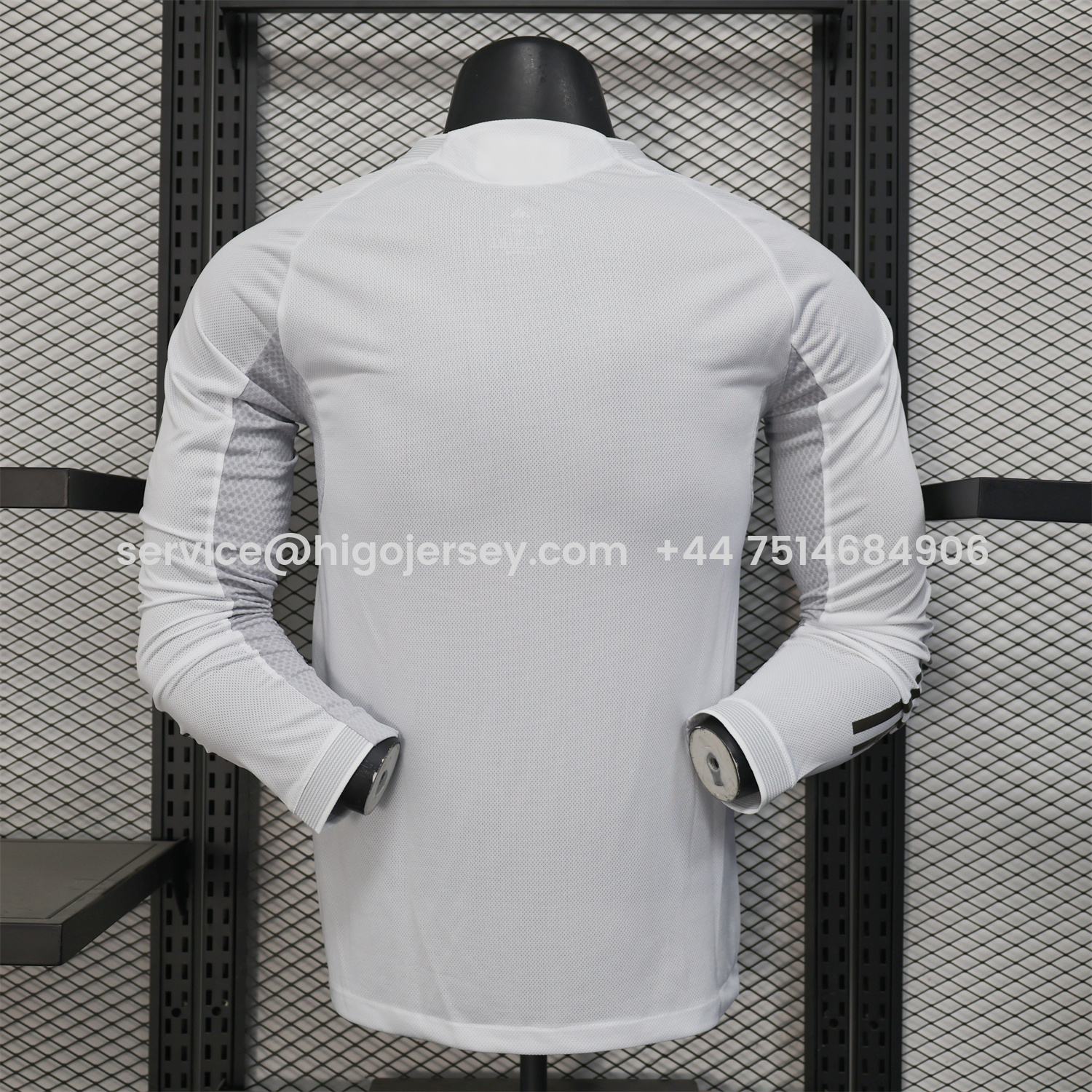 Higojerseys-Real Madrid 25-26 Home Long Sleeves Jersey - Player Version