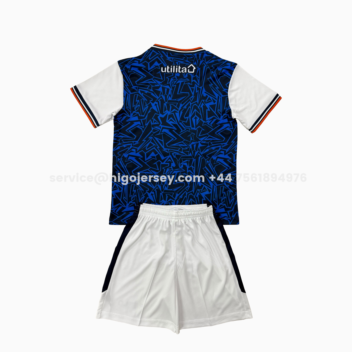 Higojerseys-Luton Town 25-26 Away Kids Kit
