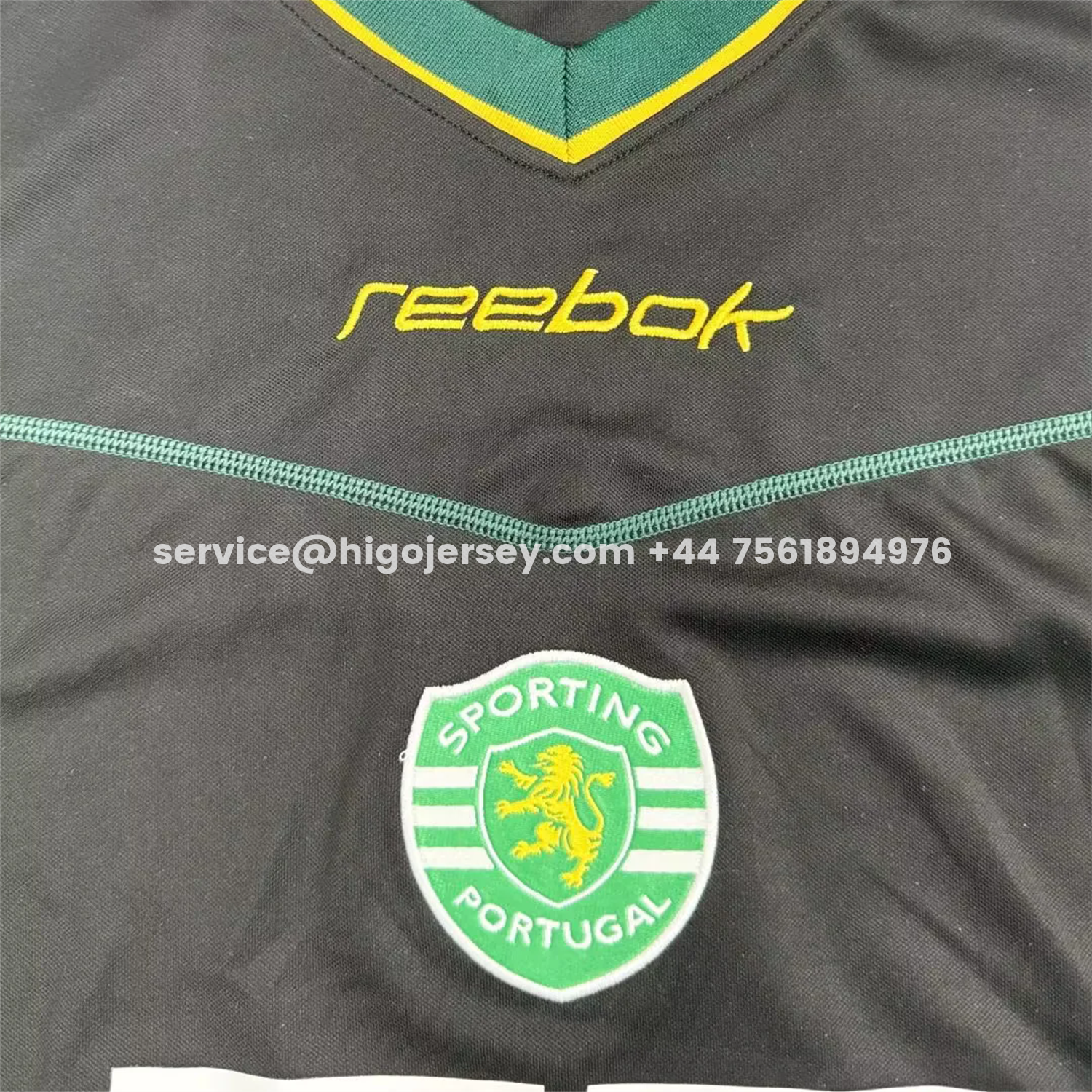 Higojerseys-Retro Sporting CP 02-03 Away Jersey