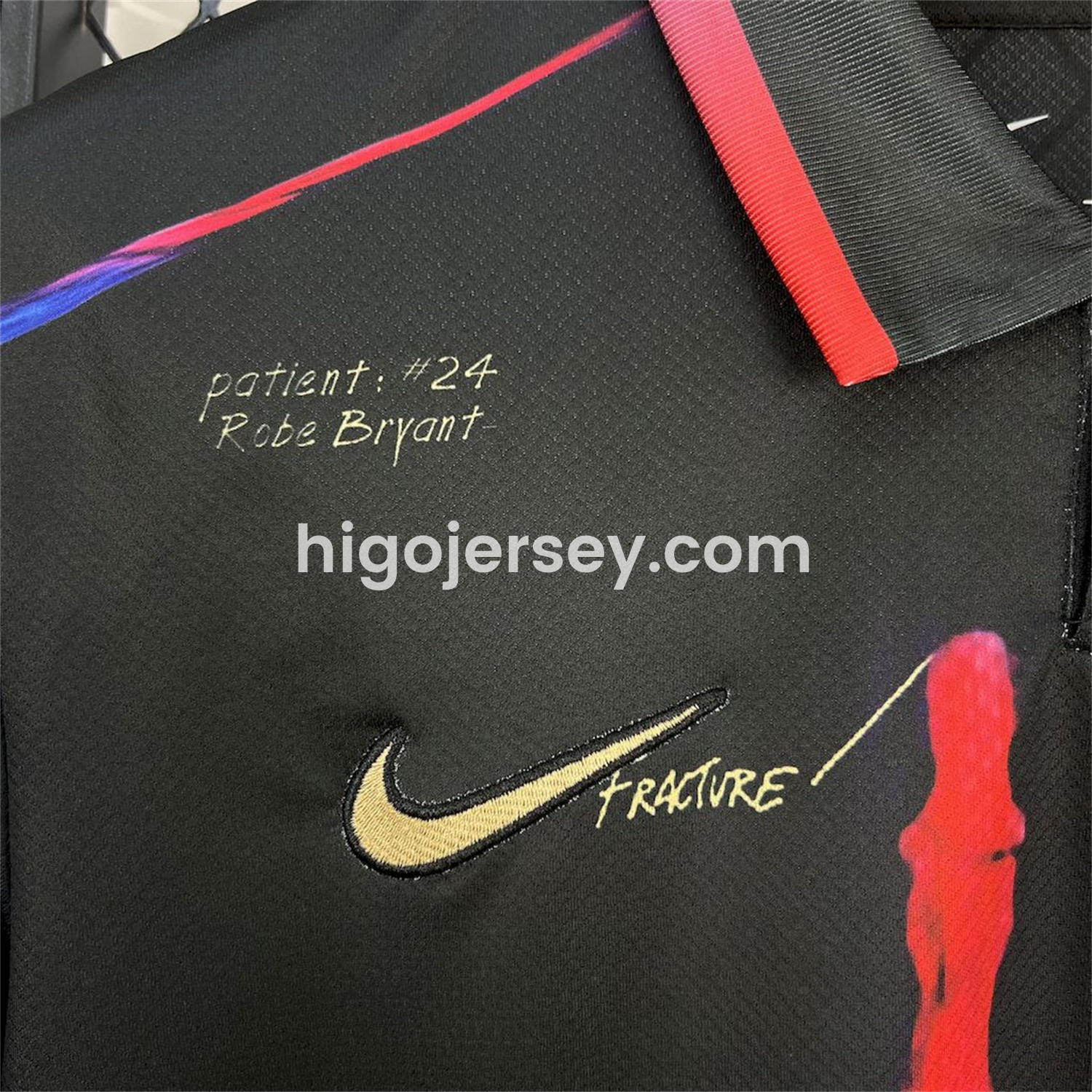 Higojerseys-Barcelona 25-26 Red & Blue Palm Black Jersey - Fans Version