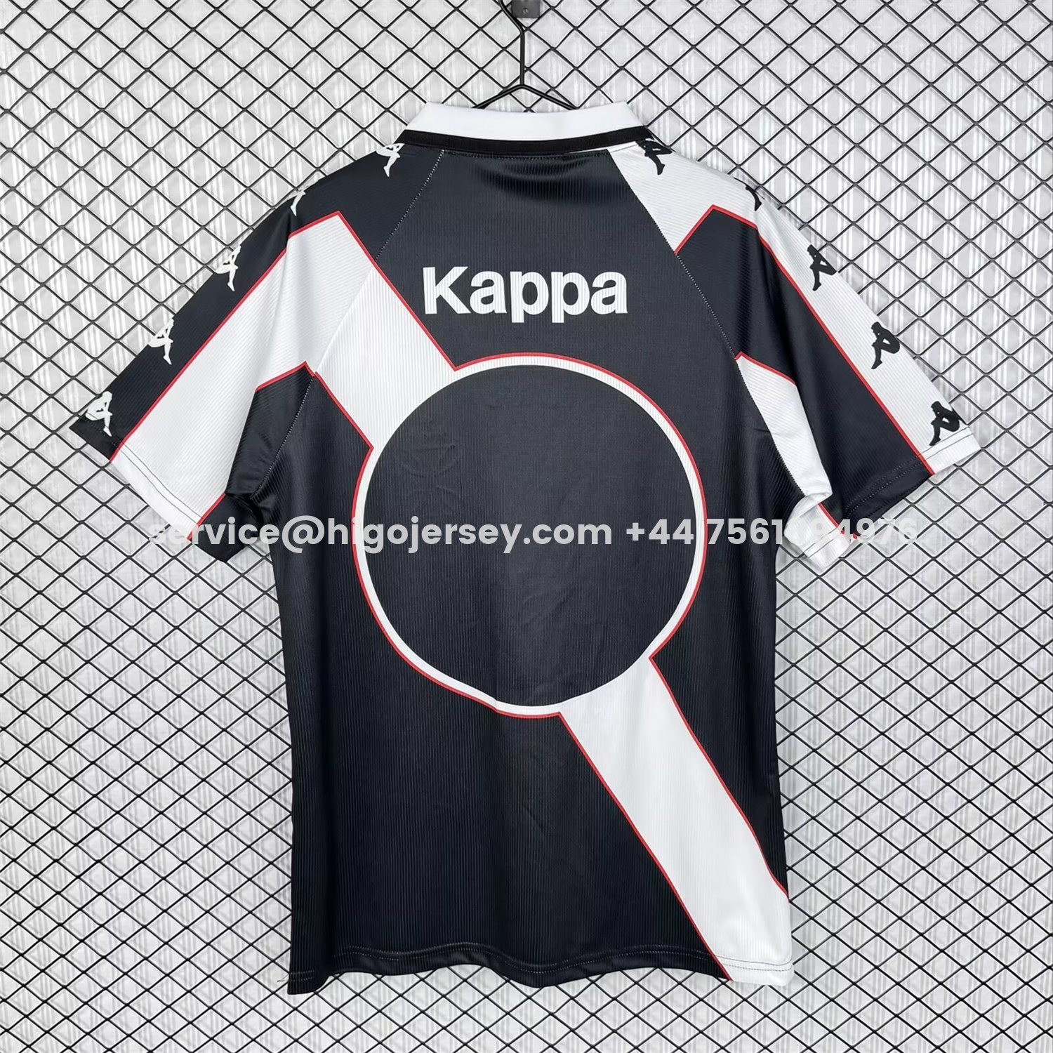 Higojerseys-Retro Vasco da Gama 1997 Home Black Jersey