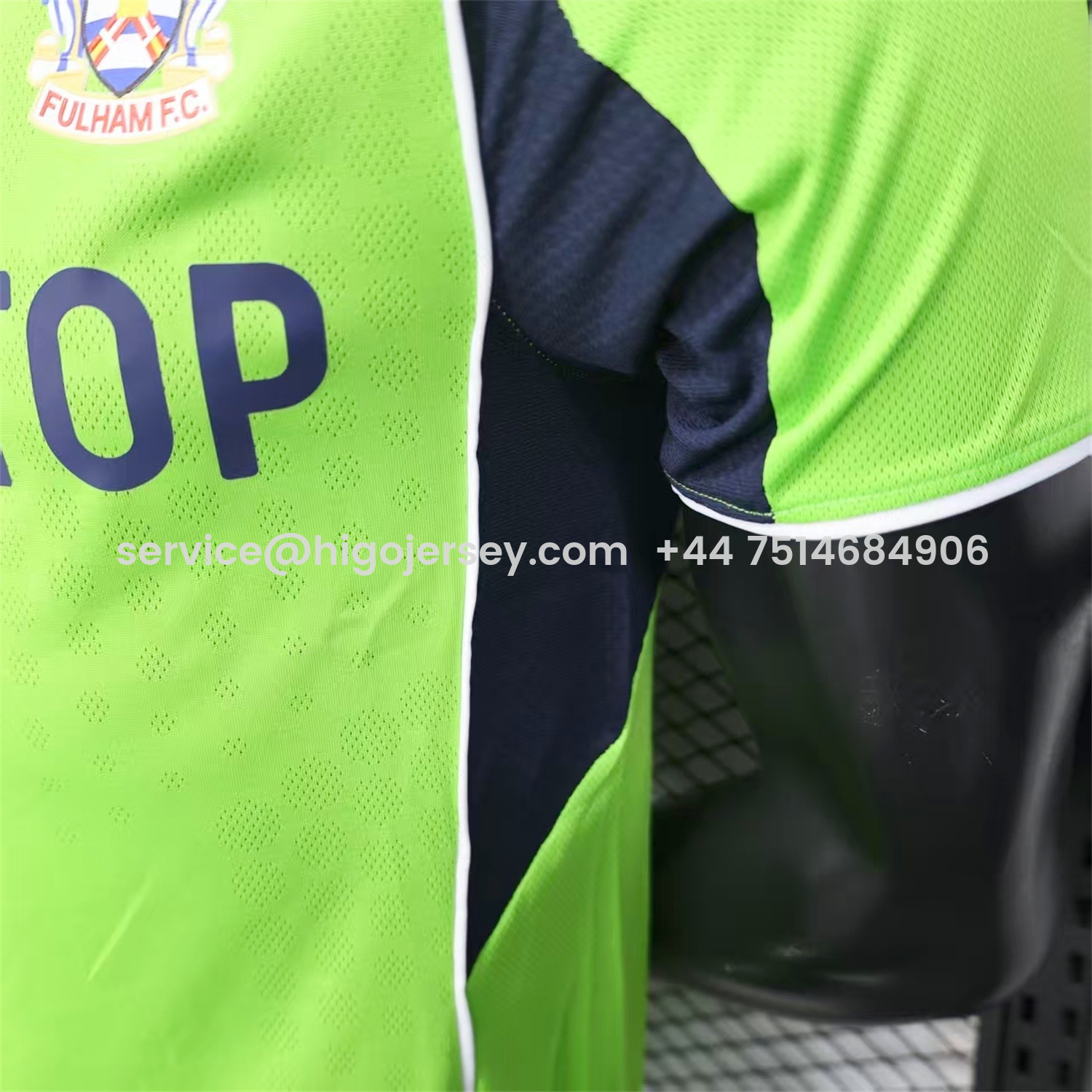 Higojerseys-Fulham 25-26 Away Green Jersey - Player Version