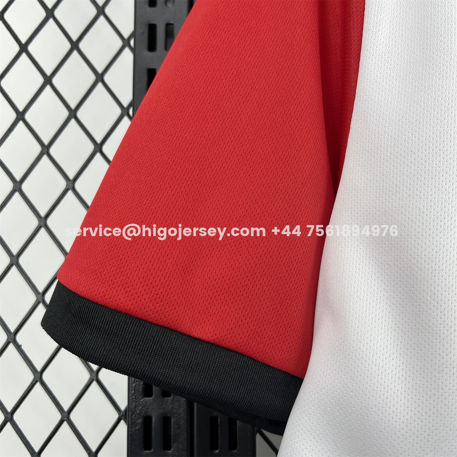 Higojerseys-Benfica 25-26 Red Sleeves White Special Jersey - Fans Version