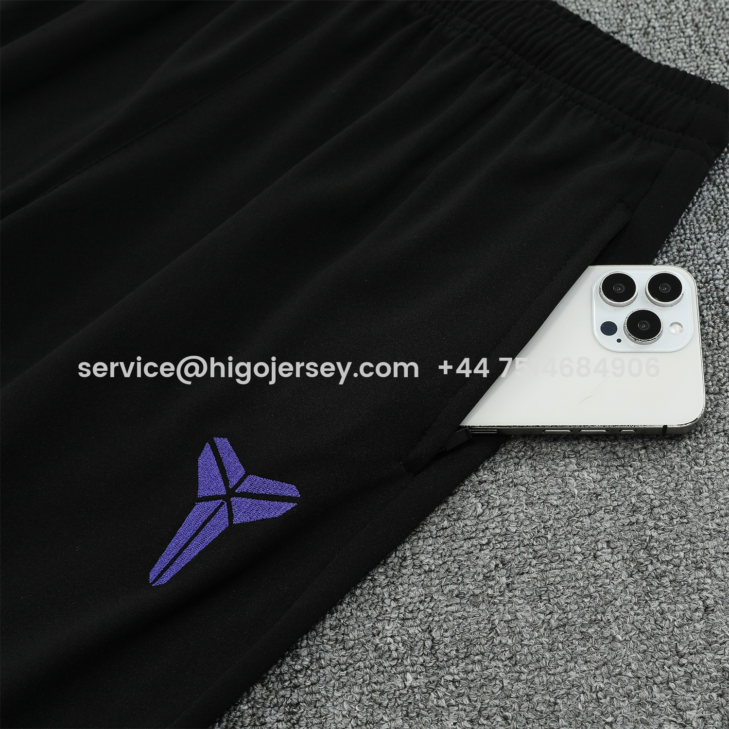 Higojerseys-Barcelona 25-26 Long Sleeve Training Set - Black Top and Black Pants