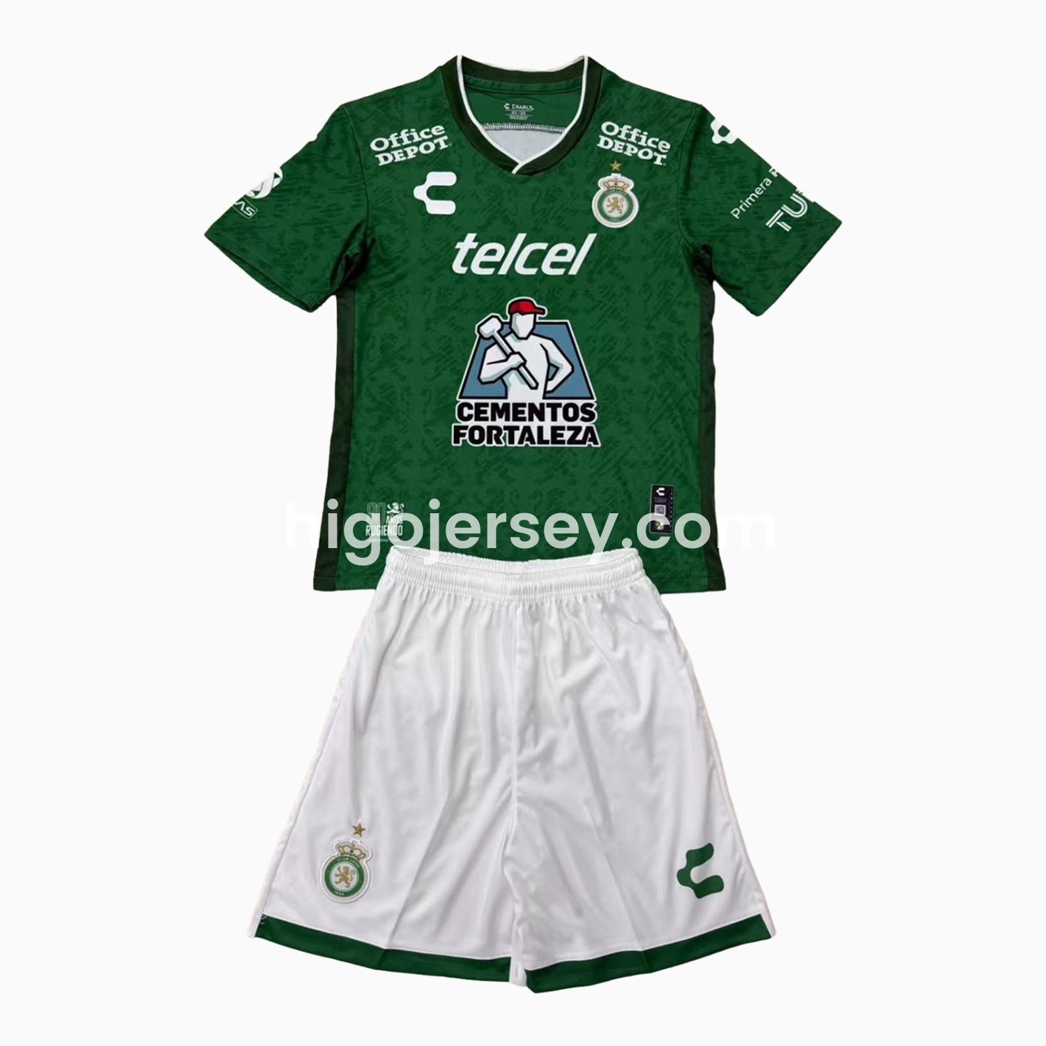 Higojerseys-Club León Club Leon 24-25 Home Men's Adult Jersey Set - Fans Version