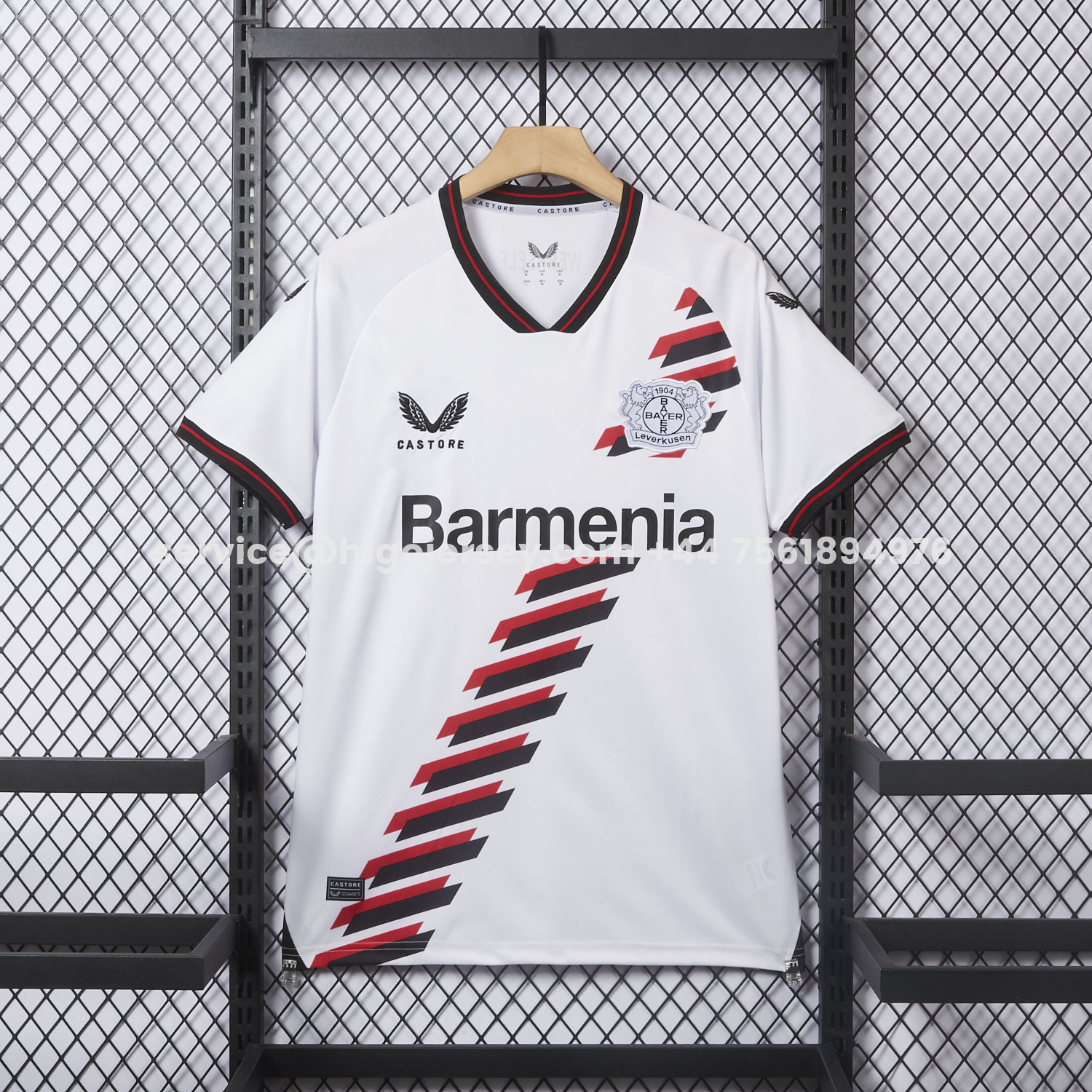 Higojerseys-Retro Bayer 04 Leverkusen 23-24 Away Jersey