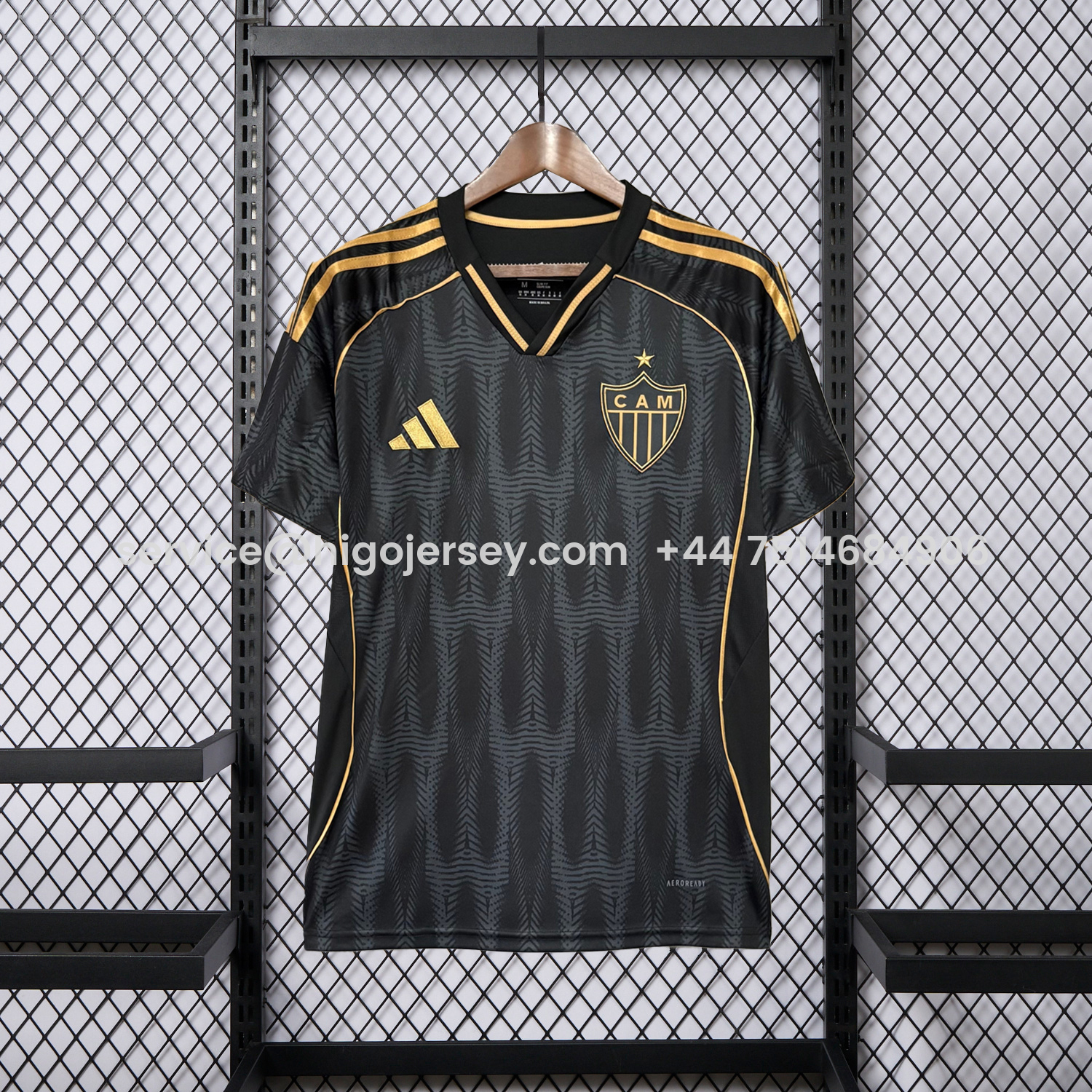 Higojerseys-Atletico Mineiro 25-26 Third Black And Gold Jersey - Fans Version