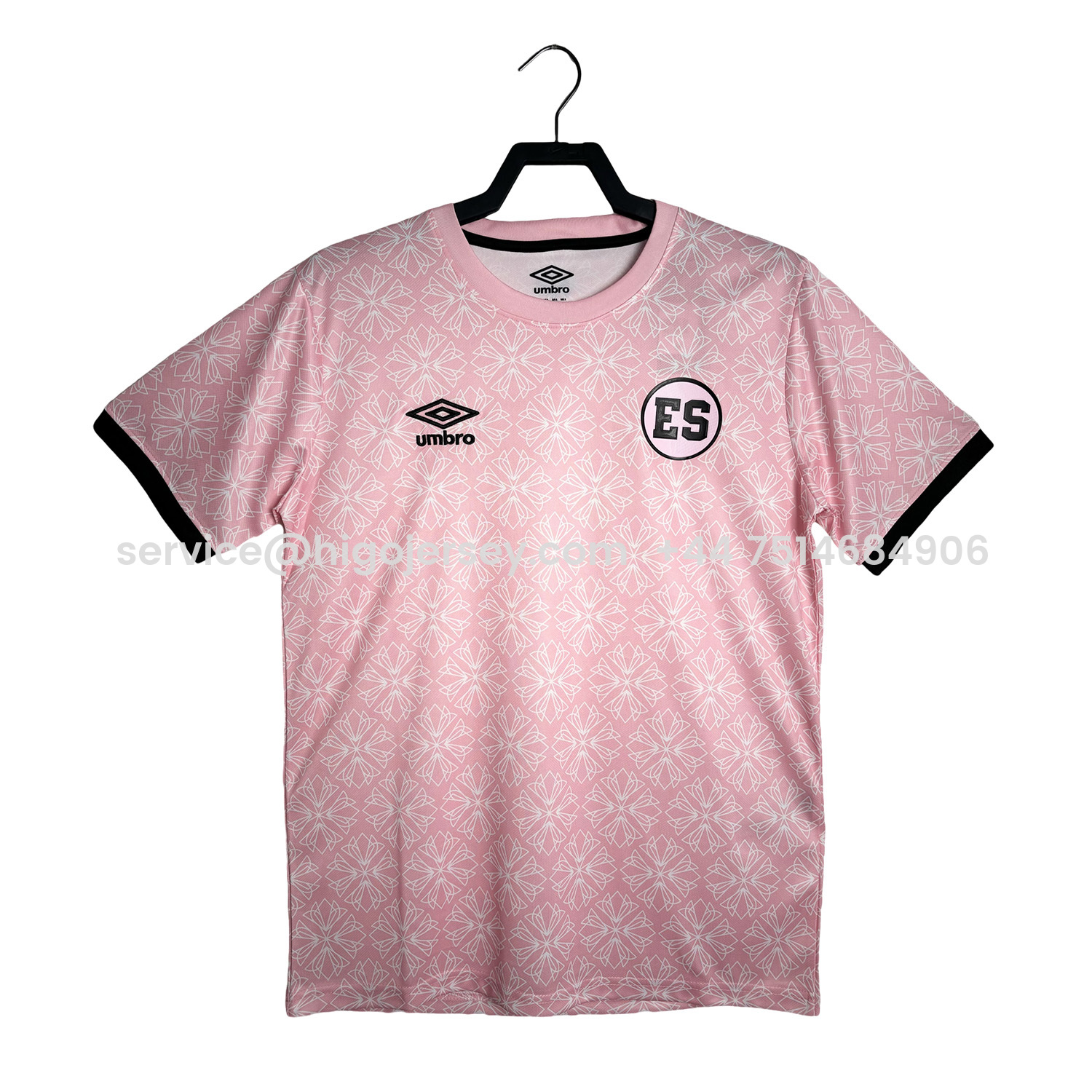 Higojerseys-El Salvador 2025-26 Pink Pre-Match Jersey - Fans Version