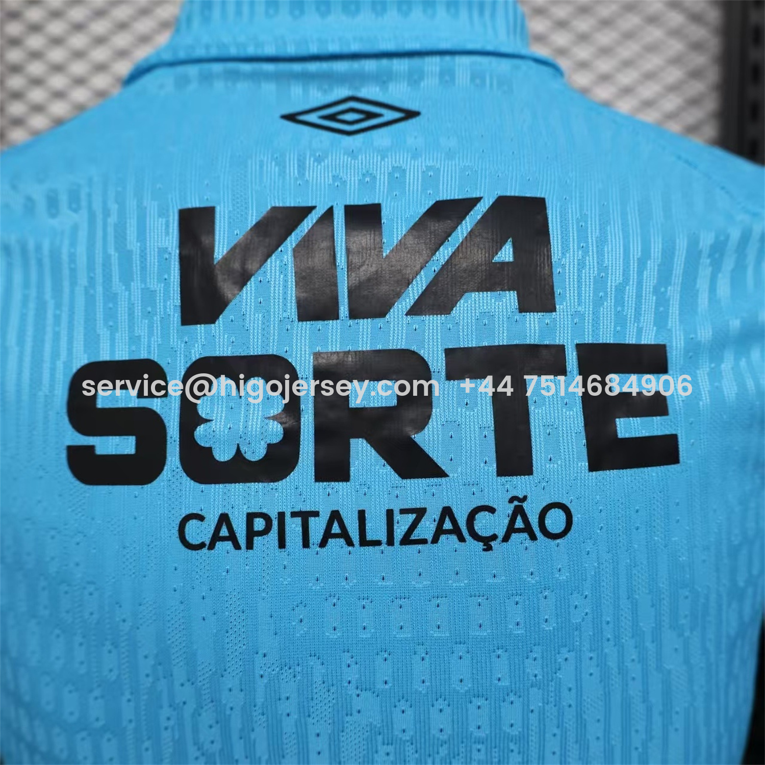 Higojerseys-Santos 25-26 Third Blue Jersey - Play Version
