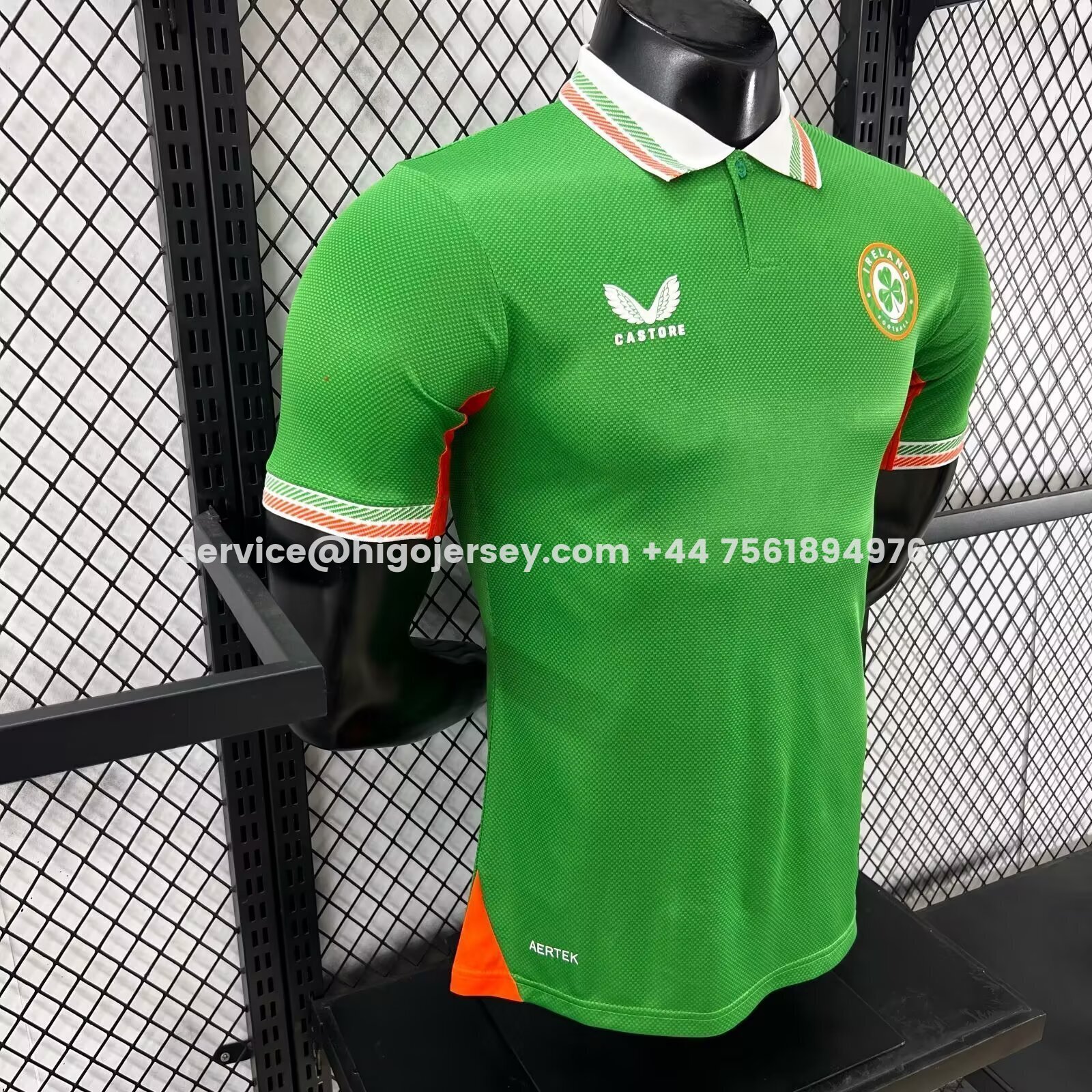 Higojerseys-Ireland 2026 Women's Team Home Jersey - Player Version