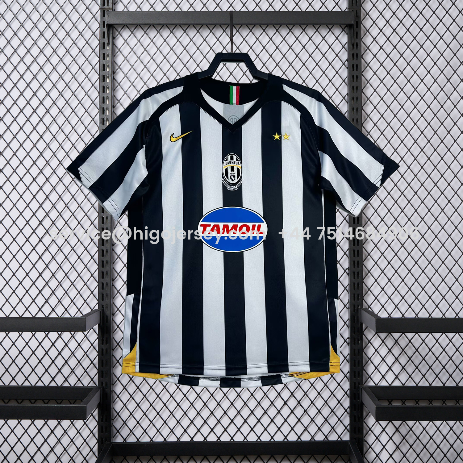 Higojerseys-Retro Juventus 2005-06 Home Jersey