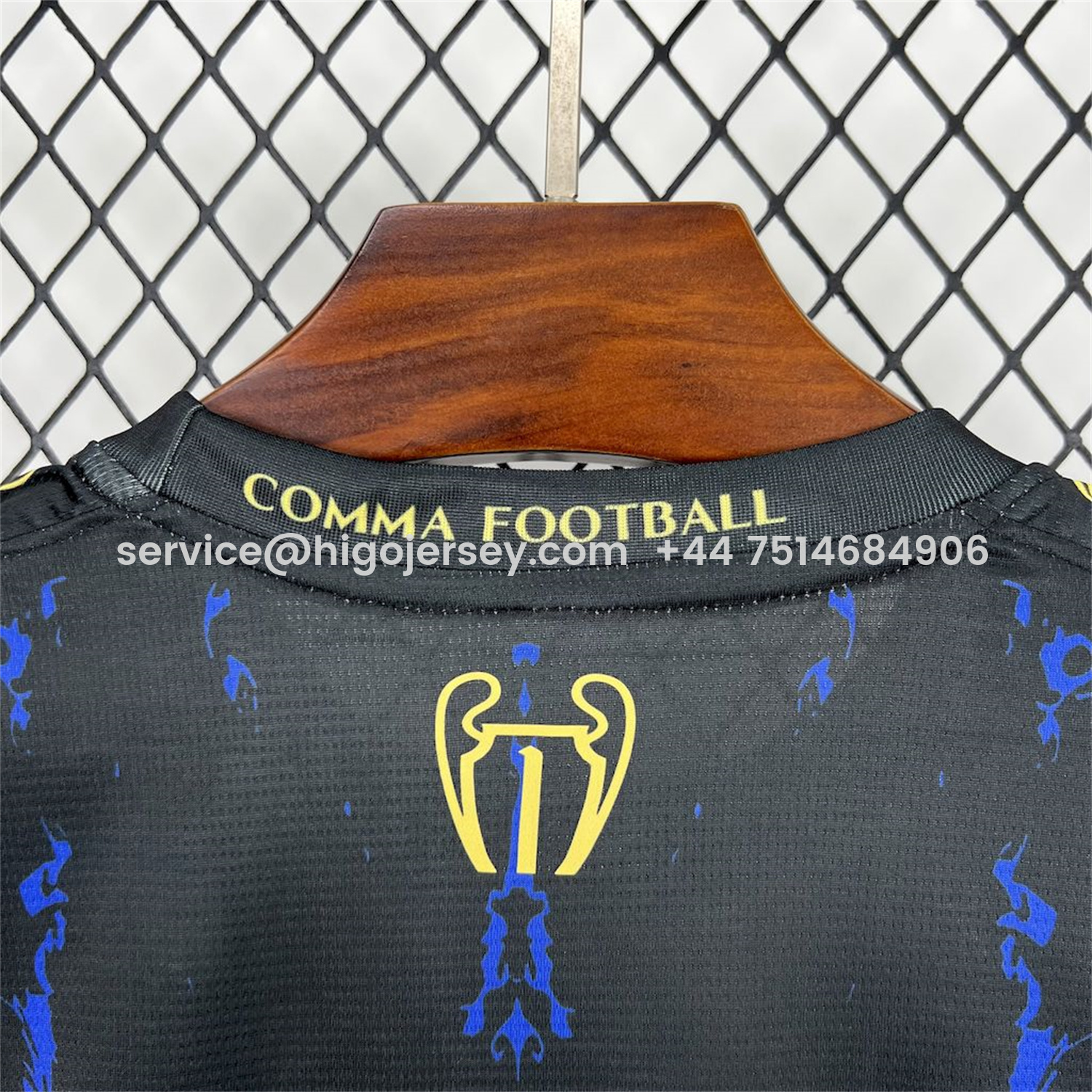 Higojerseys-Paris Saint-Germain PSG 25-26 Champions League Commemorative Edition Blue Red Eiffel Tower T-shirts