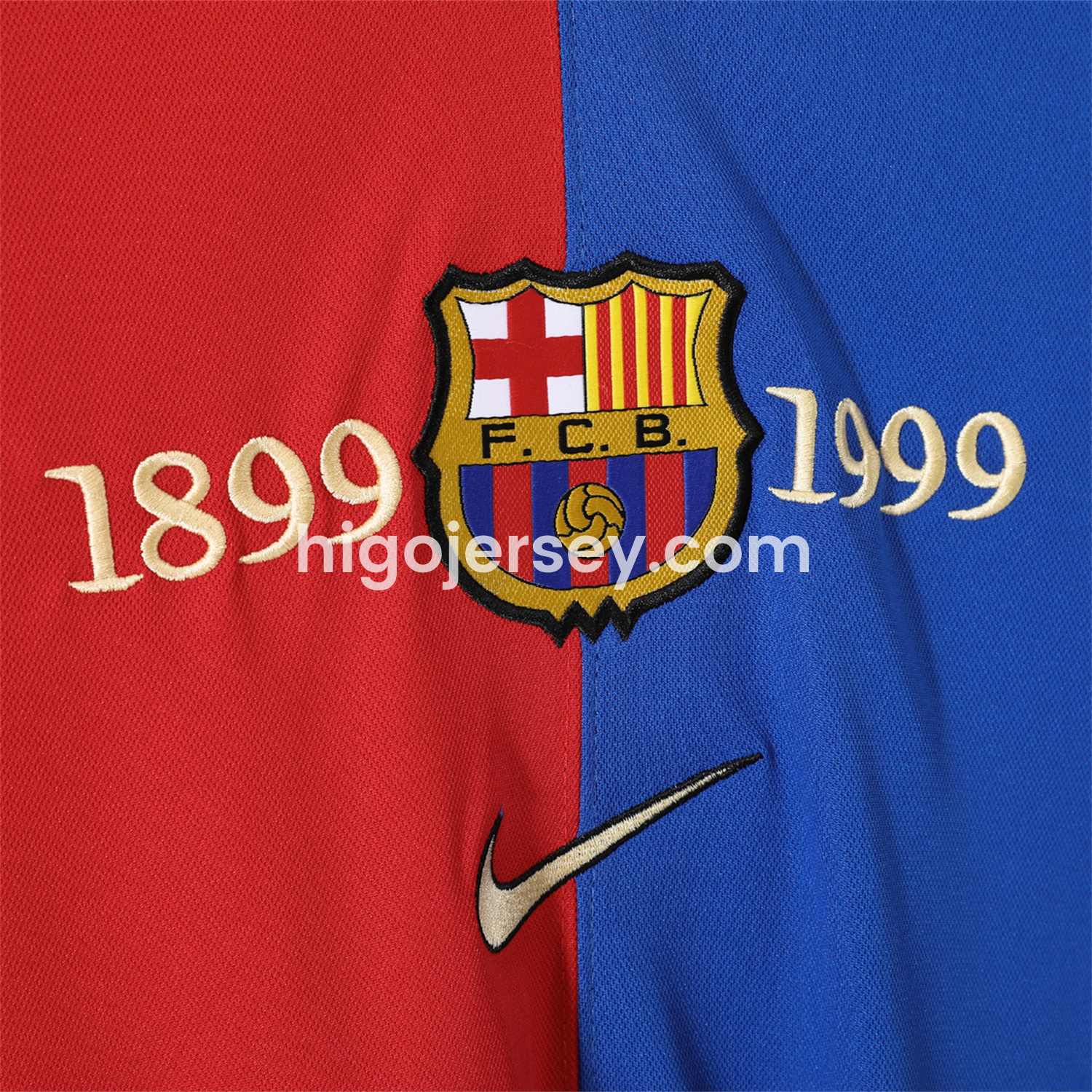 Higojerseys-Retro Barcelona 99-00 Home Long Sleeves Jersey