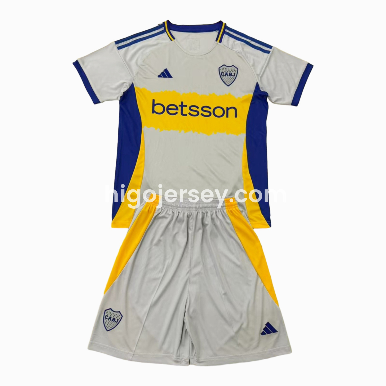 Higojerseys-Boca Juniors 25-26 Grey Concept Men's Adult Jersey Set - Fans Version