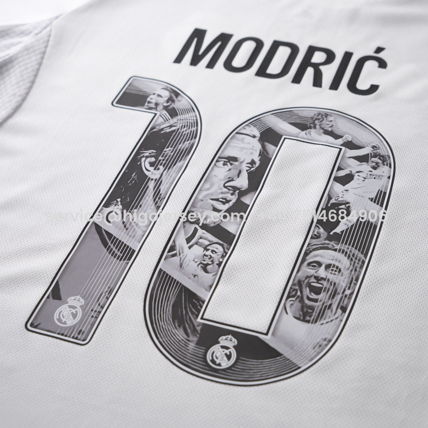 Higojerseys-Real Madrid 25-26 Home Modrić Limited Edition Kids Kit - Player Version