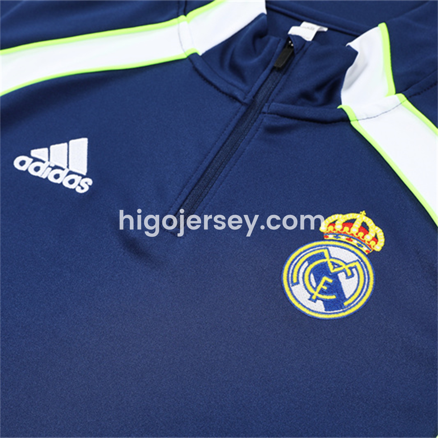 Higojerseys-Real Madrid 25-26 Kids Long Sleeve Training Set - Throwback Royal Blue Top and Pants
