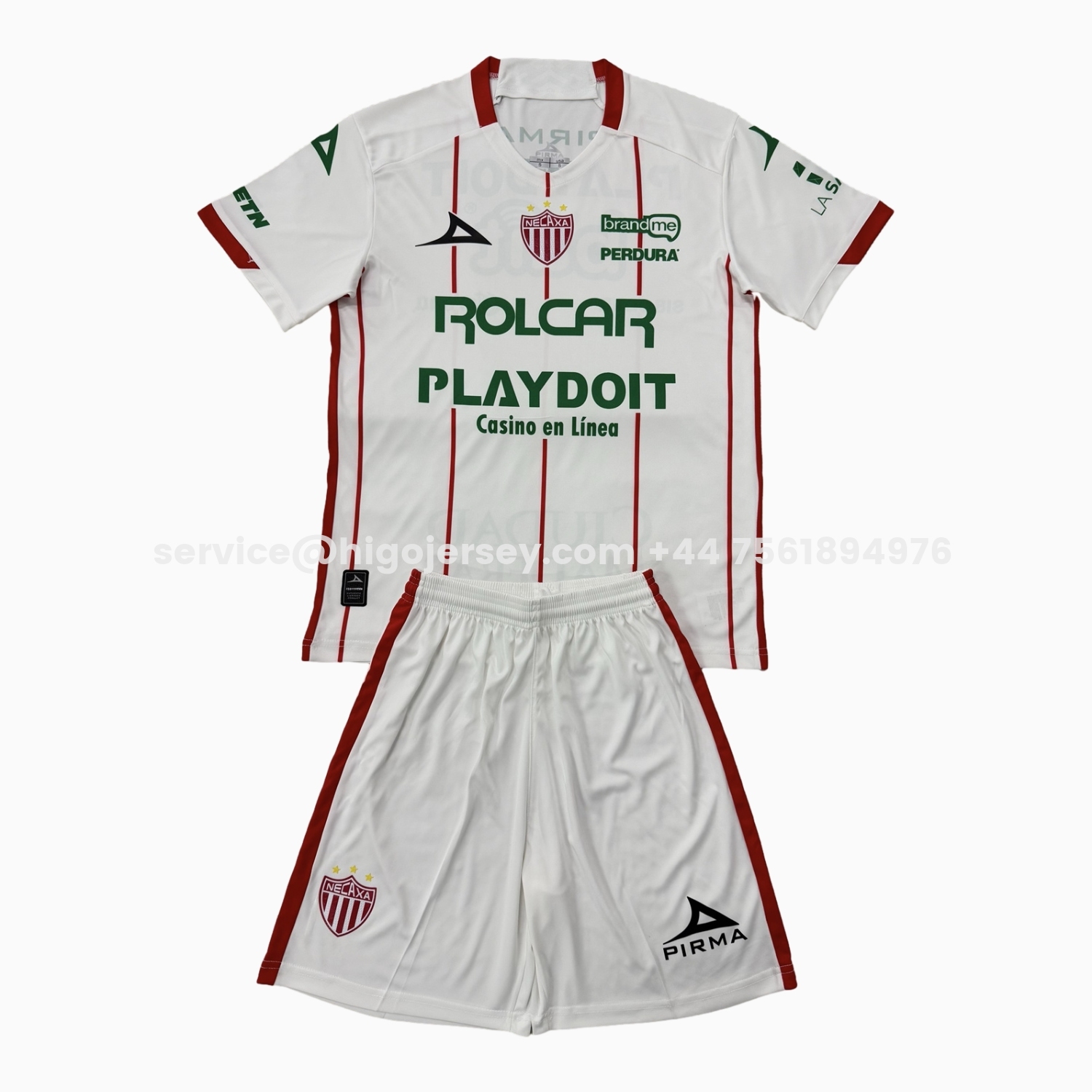 Higojerseys-Necaxa 25-26 Home Kids Kit