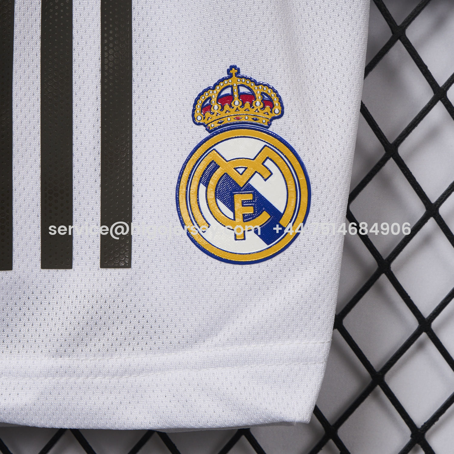 Higojerseys-Real Madrid 25-26 Home White Kids Kit - Player Version