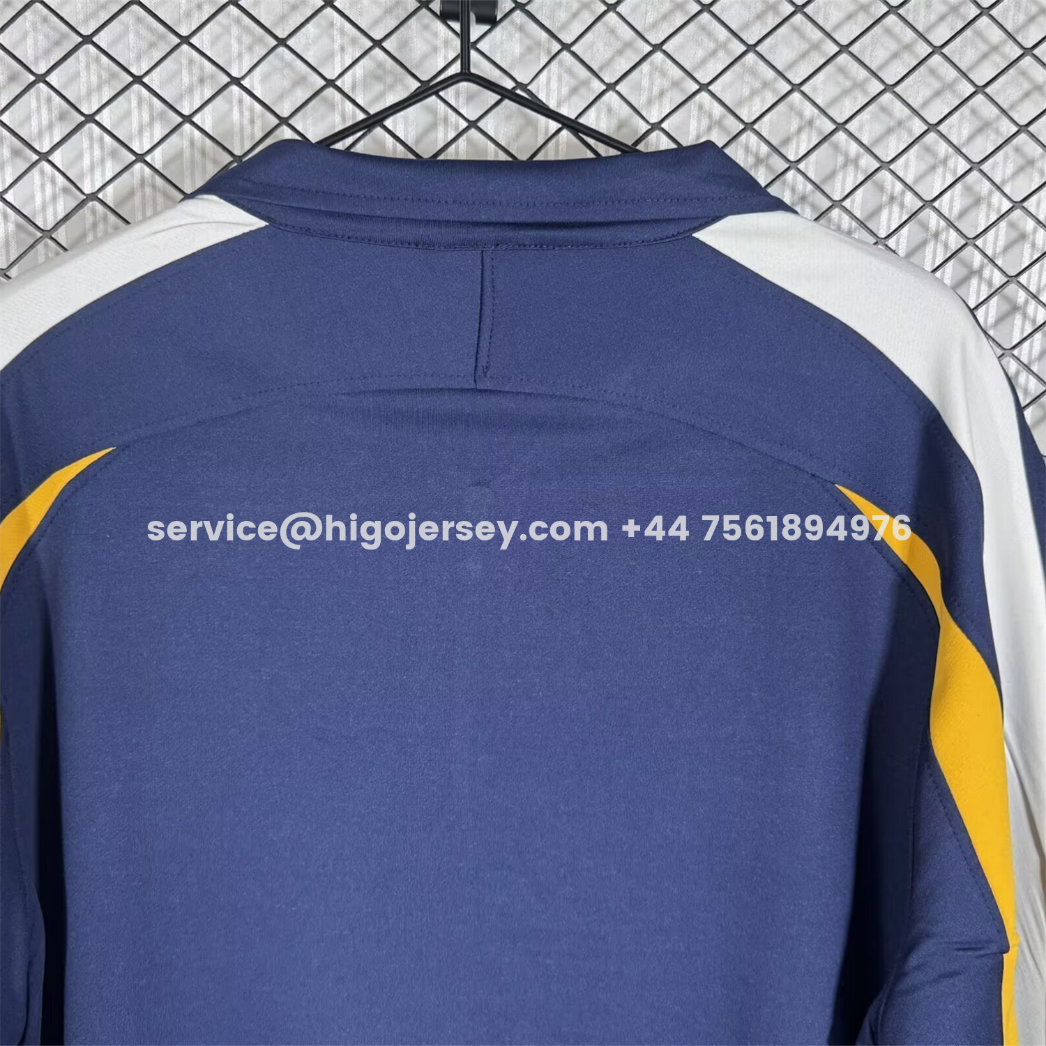 Higojerseys-Real Madrid 25-26 Windbreaker Jacket - Blue And Yellow