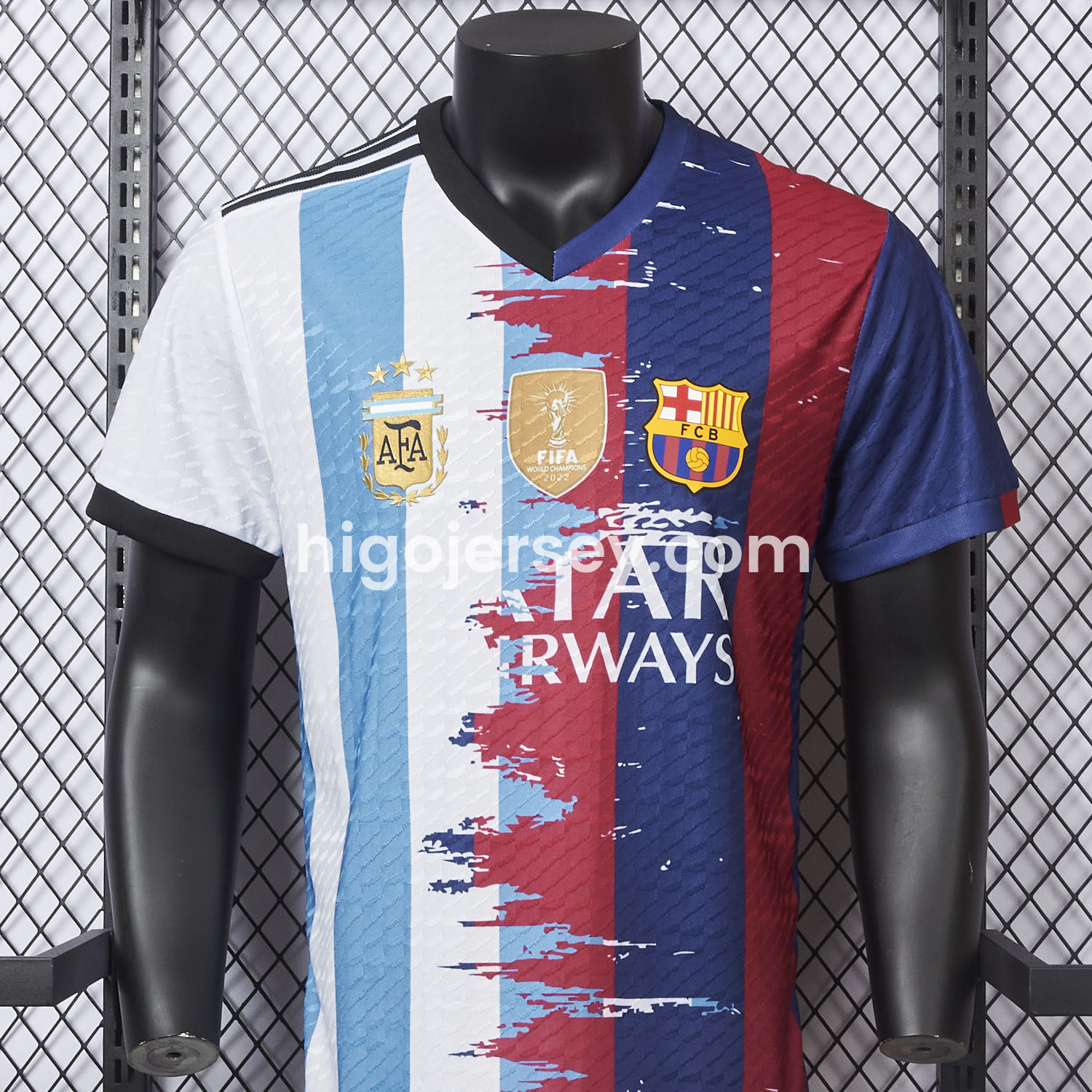 Higojerseys-Messi 25-26 Argentina & Barcelona Special Jersey - Player Version
