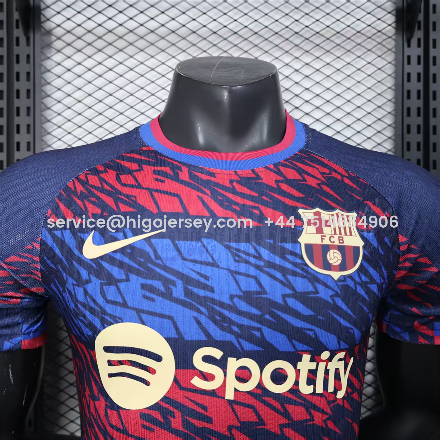 Higojerseys-Barcelona 25-26 Red And Blue Surround Special Jersey - Player Version