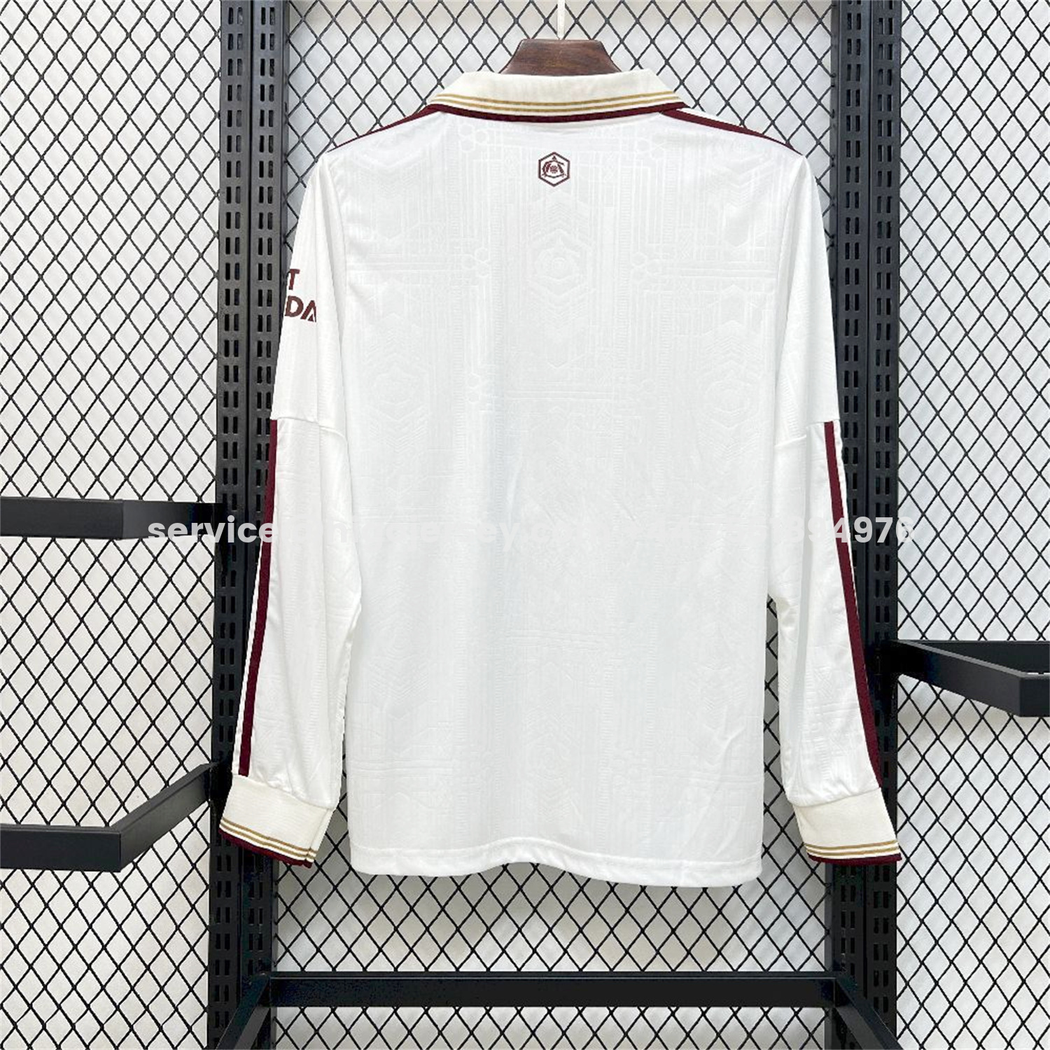 Higojerseys-Arsenal 25-26 Third White Long Sleeves Jersey - Fans Version