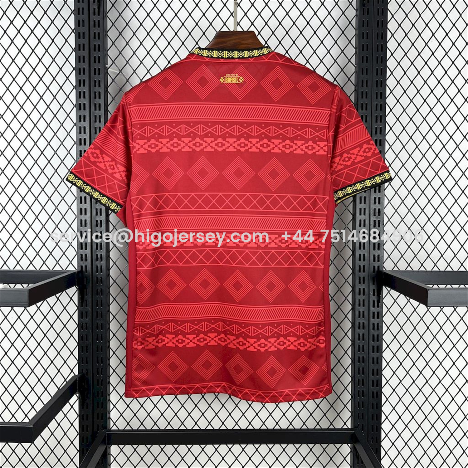 Higojerseys-Brazil 25-26 Jordan Red Special Edition Jersey - Fans Version