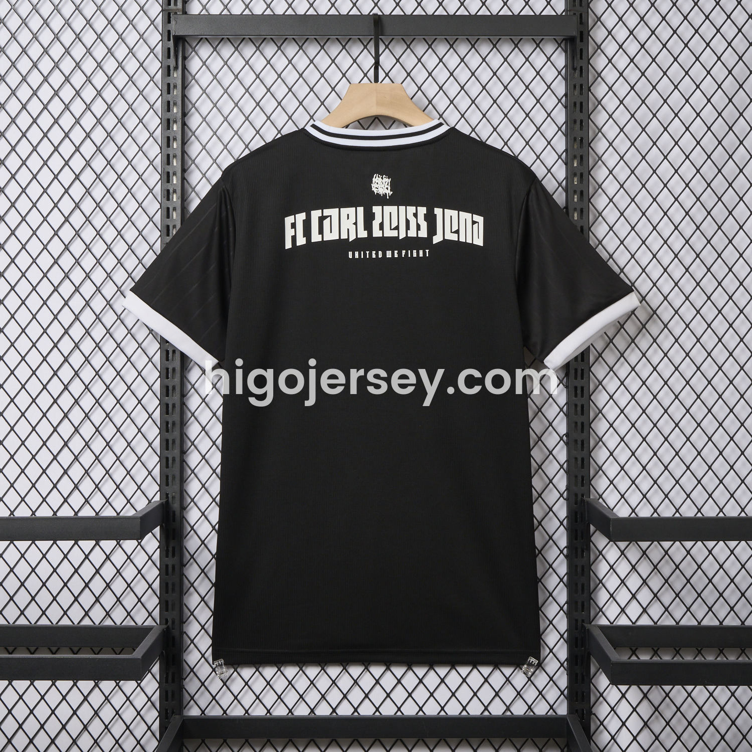 Higojerseys-Carl Zeiss Jena 24-25 Black Pre-Match Special Jersey - Fans Version