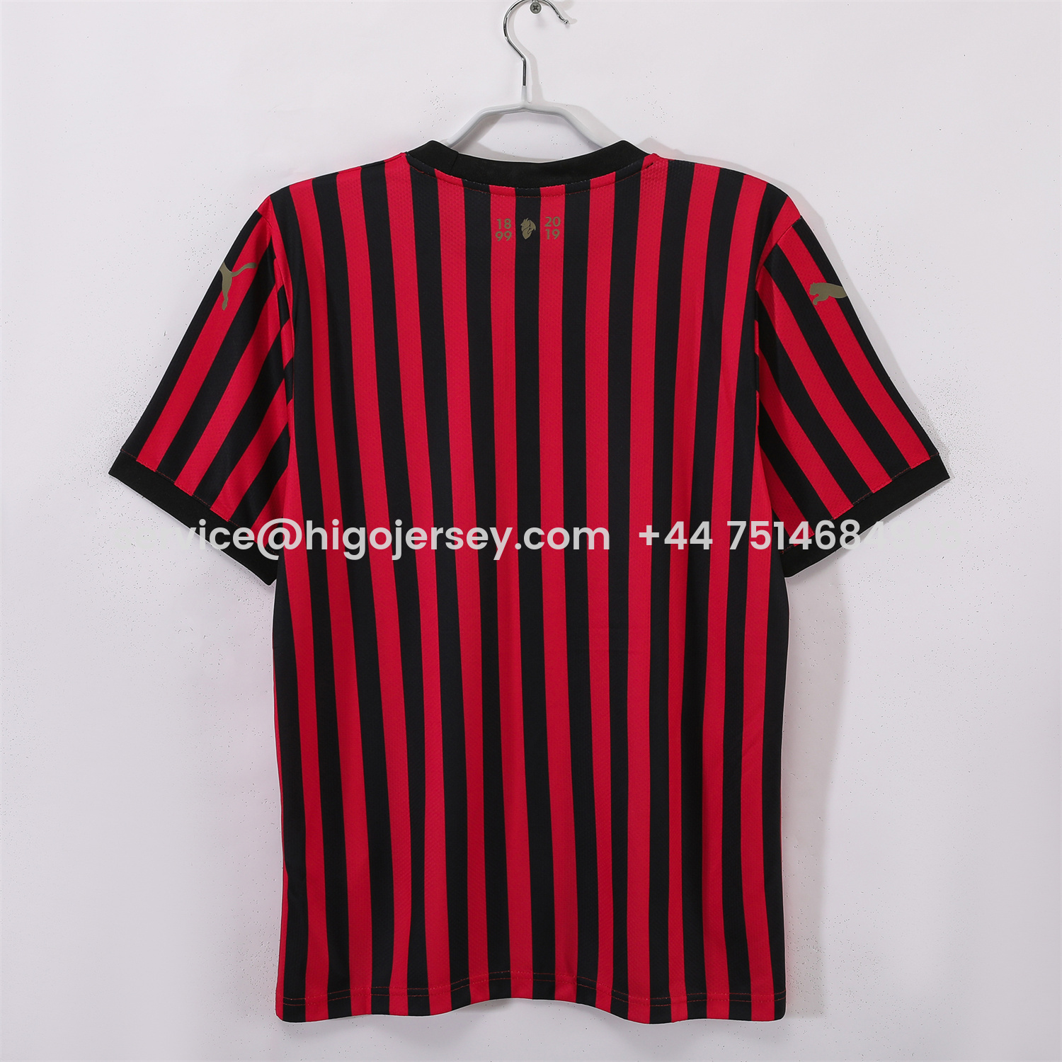 Higojerseys-Retro AC Milan 2019 120th Anniversary Home Jersey