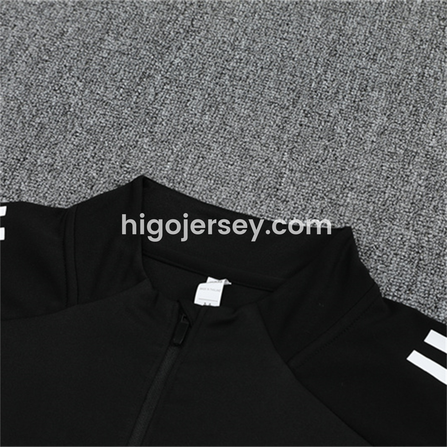 Higojerseys-Real Madrid 25-26 Kid Long Sleeves Training Set - Black Top & Black Pants