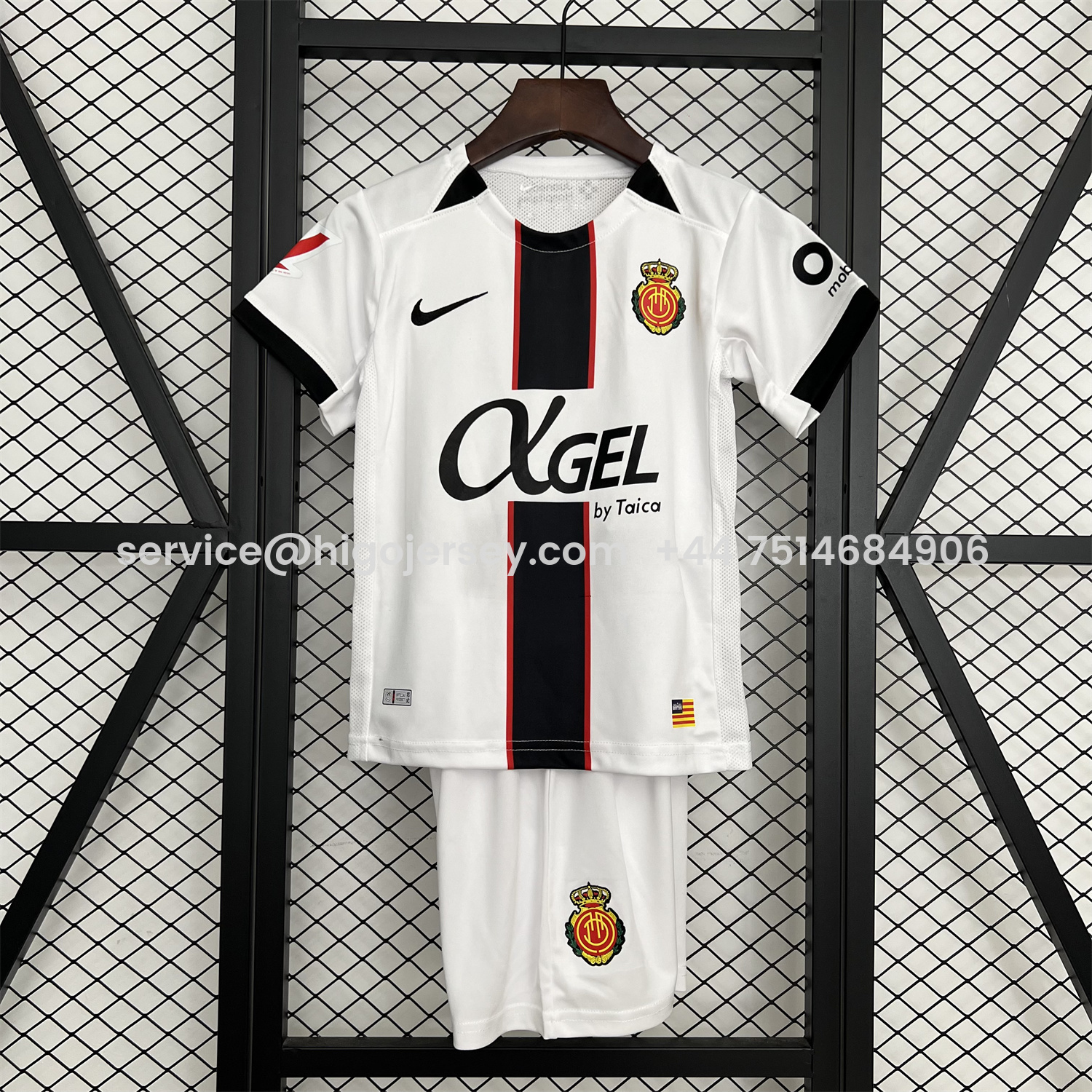 Higojerseys-Mallorca 25-26 Away White Kids Kit