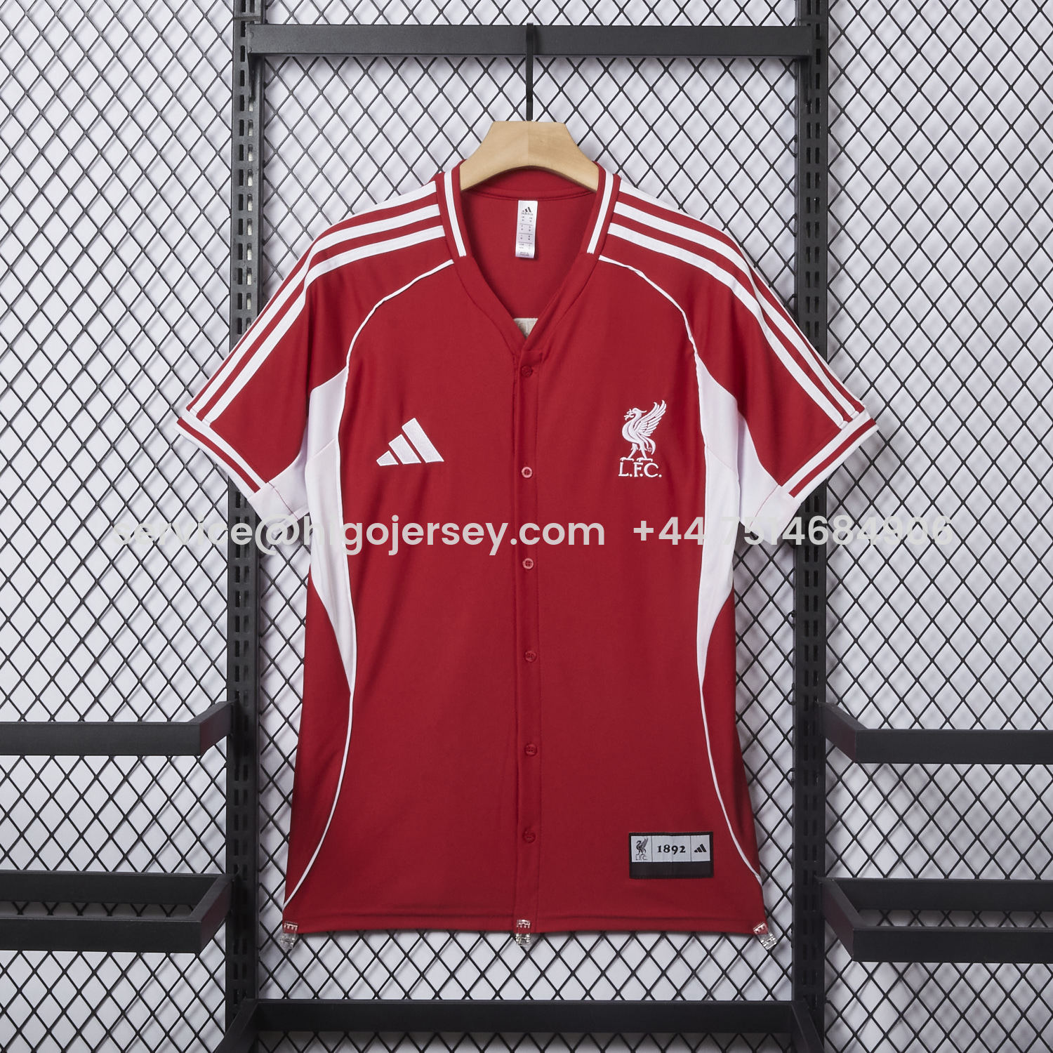 Higojerseys-Liver.pool 25-26 Red Baseball Jersey