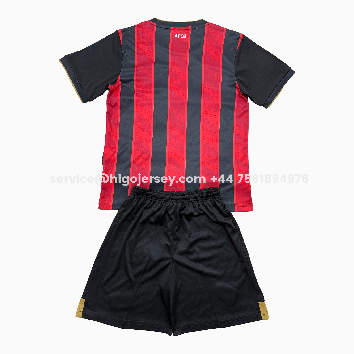 Higojerseys-Bournemouth 25-26 Home Men's Adult Jersey Set - Fans Version