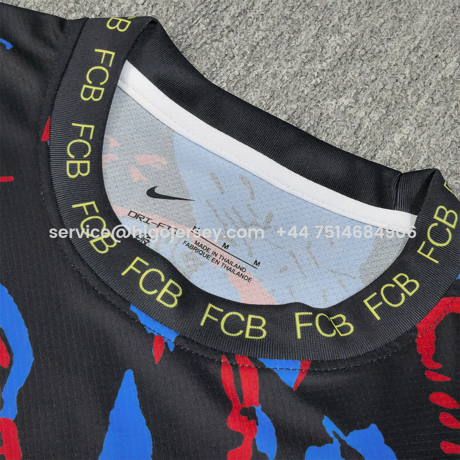 Higojerseys-Barcelona 25-26 Red Blue Snake Silhouette Pattern Special Jersey - Fans Version