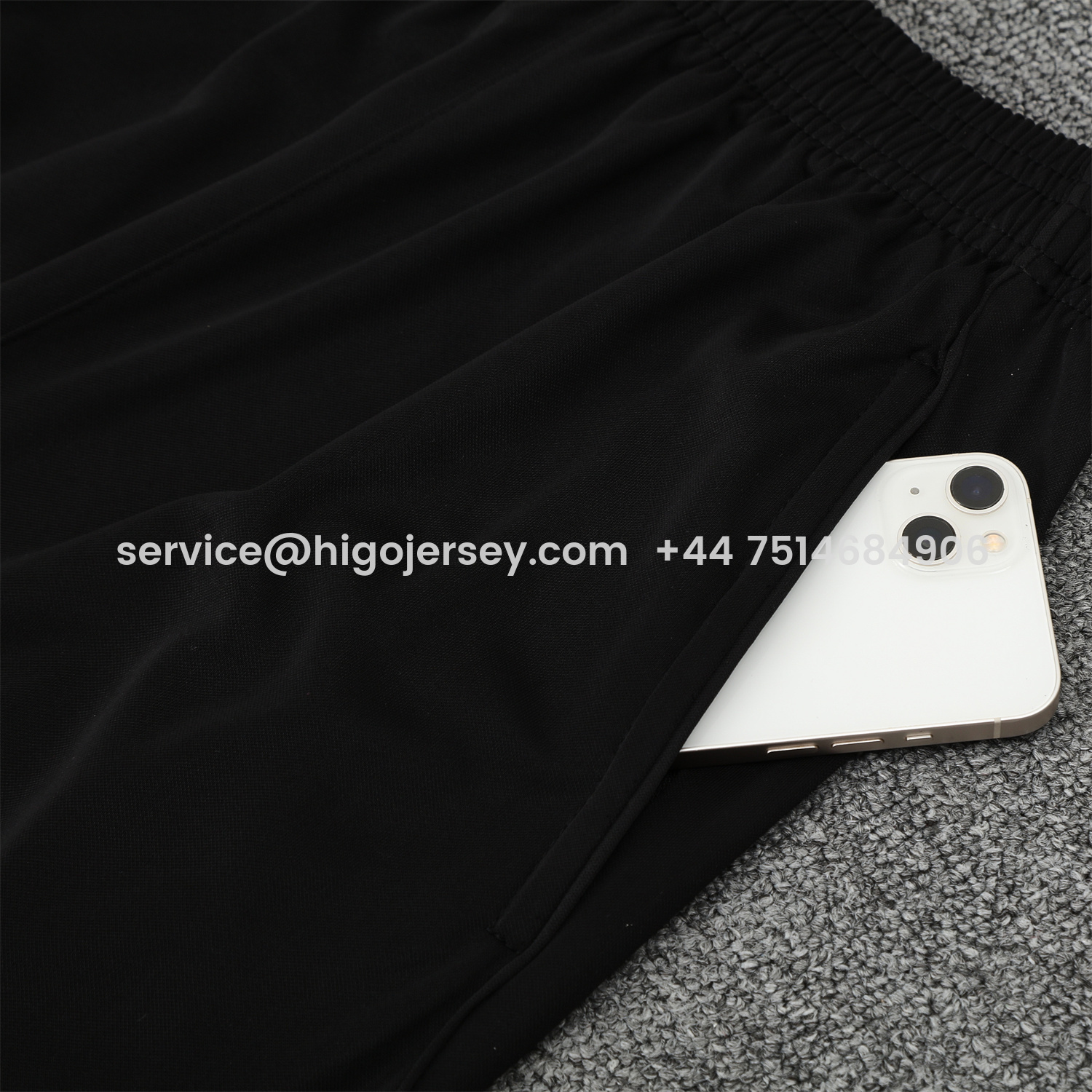 Higojerseys-Manchester United 25-26 Vest Training Set - Black And Light Grey Vest & Black Shorts