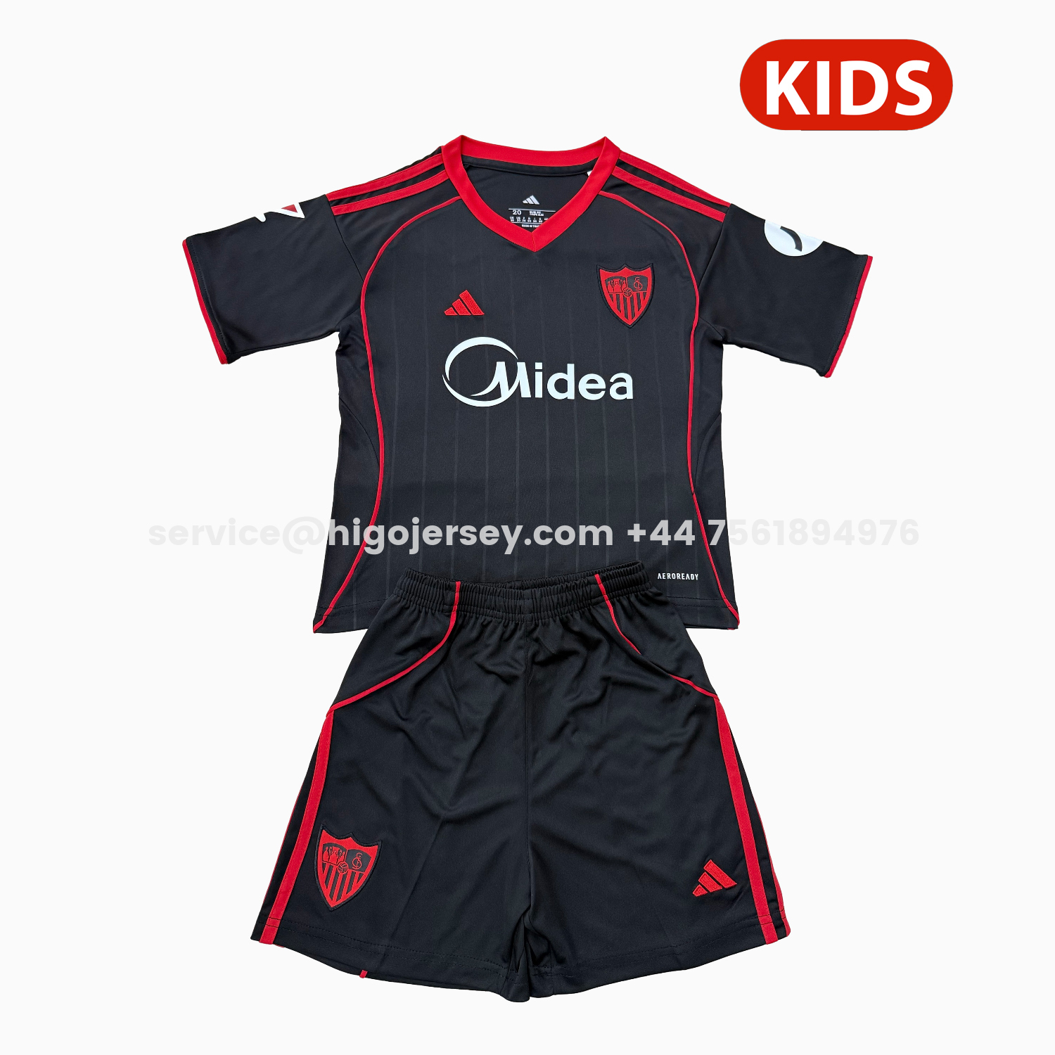 Higojerseys-Sevilla 25-26 Third Kids Kit
