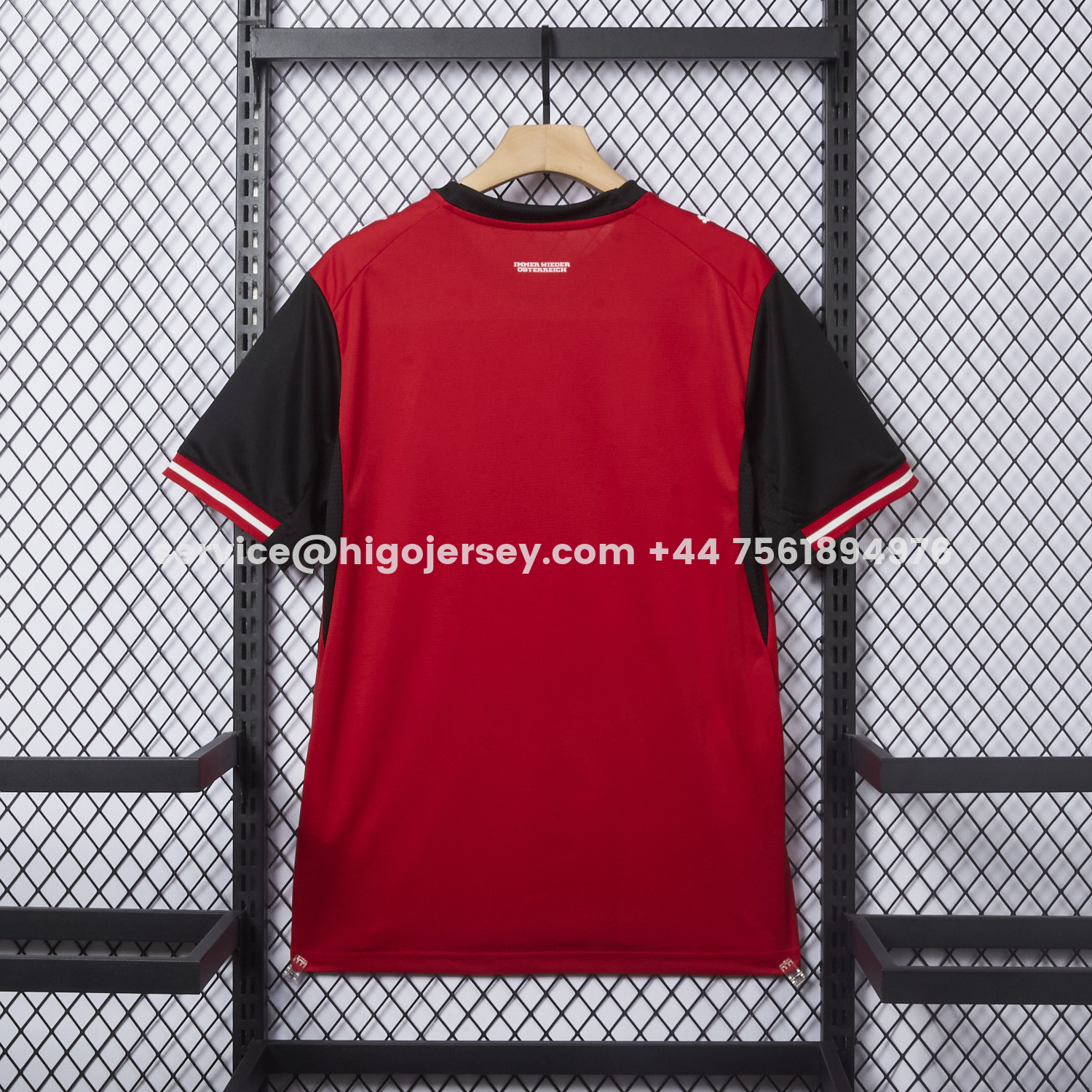 Higojerseys-Austria 2026 Home Red Jersey - Fans Version