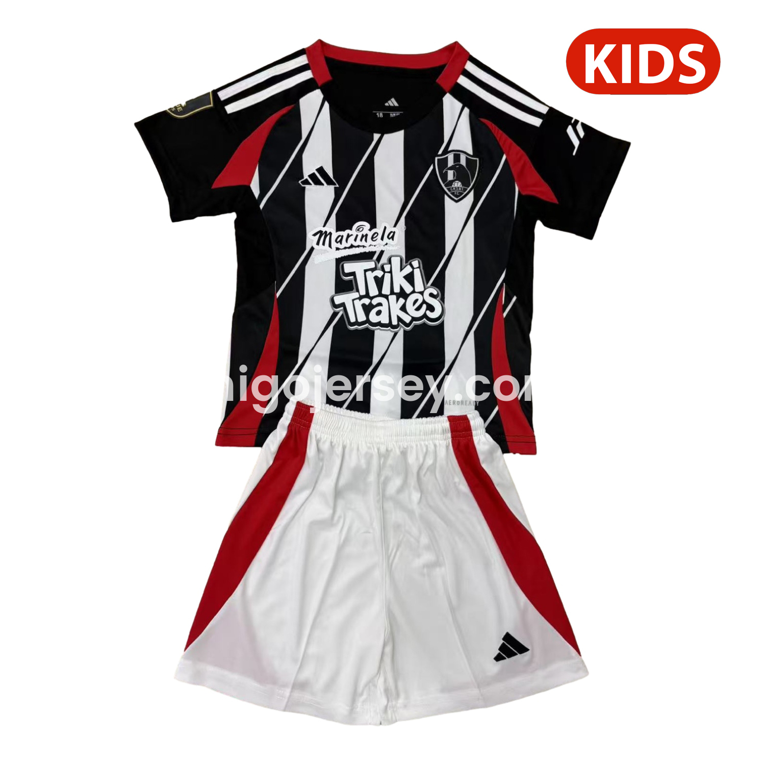 Higojerseys-Club de Cuervos 25-26 Home Kids Kit