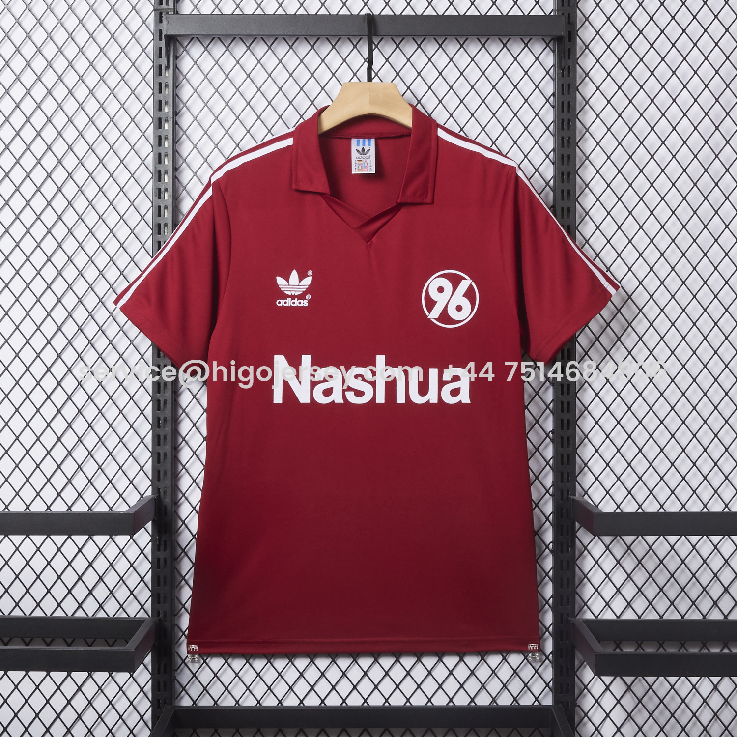 Higojerseys-Retro Hannover 96 1991-92 Home Jersey
