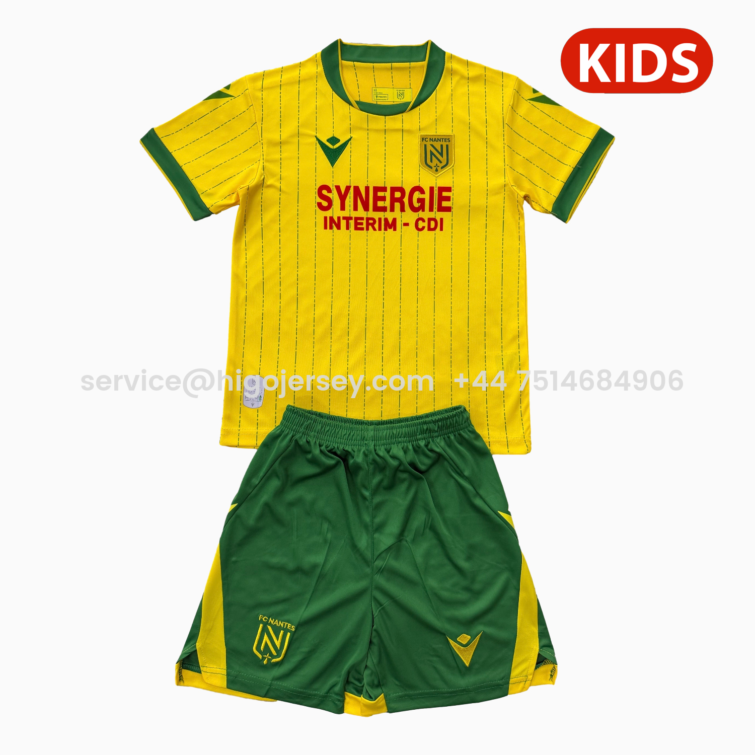 Higojerseys-Nantes 25-26 Home Kids Kit