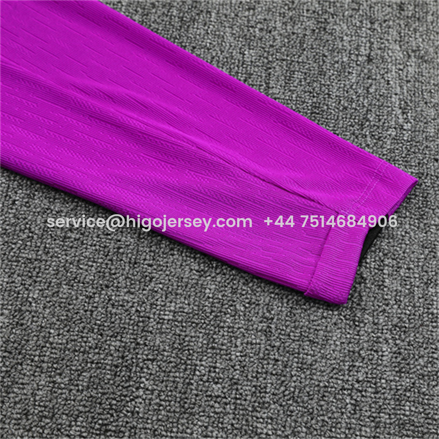 Higojerseys-England 25-26 Long Sleeve Training Set - Player Version - Purple Top and Black Pants