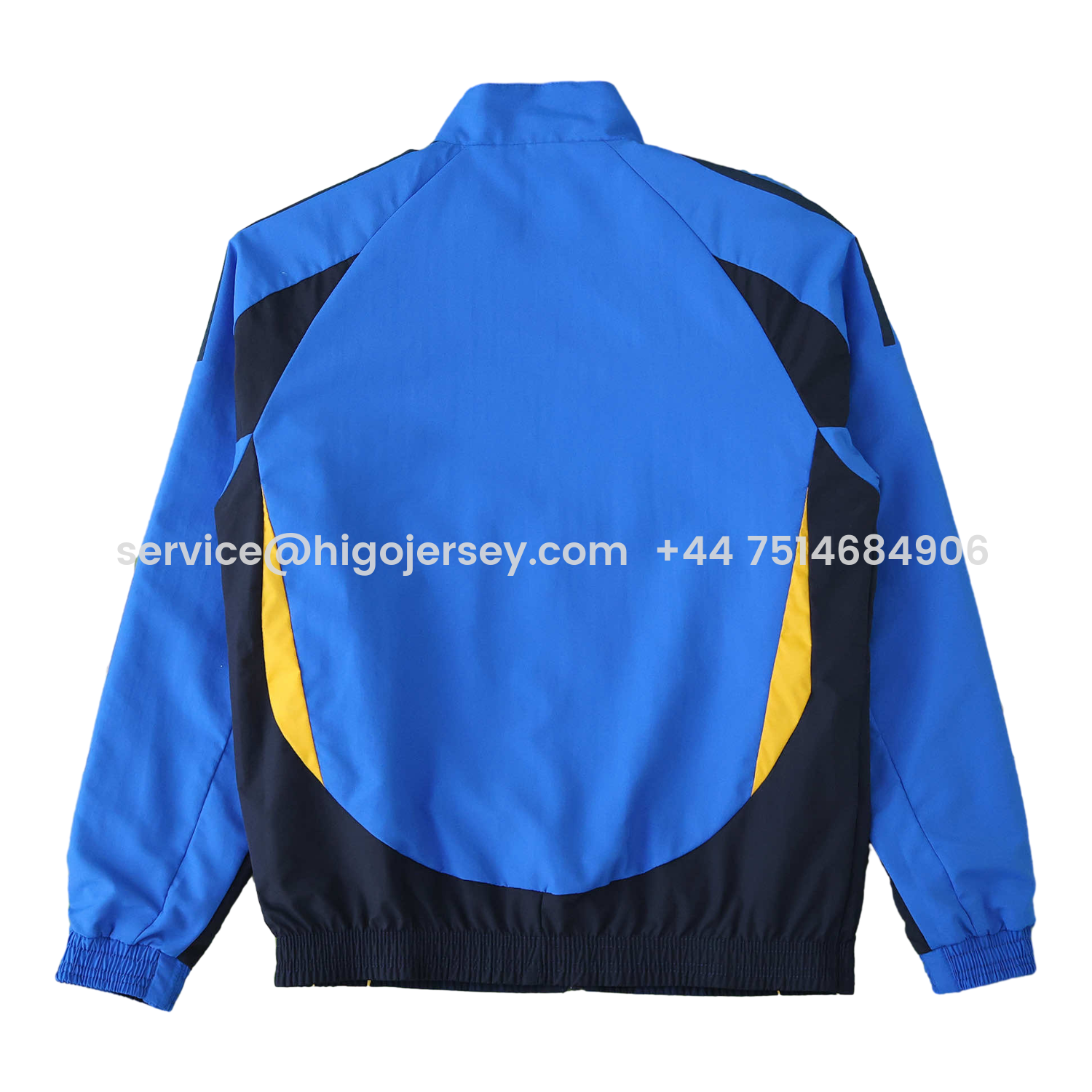 Higojerseys-Club América 25-26 Throwback Double Sided Reversible Windbreaker - Blue & Black